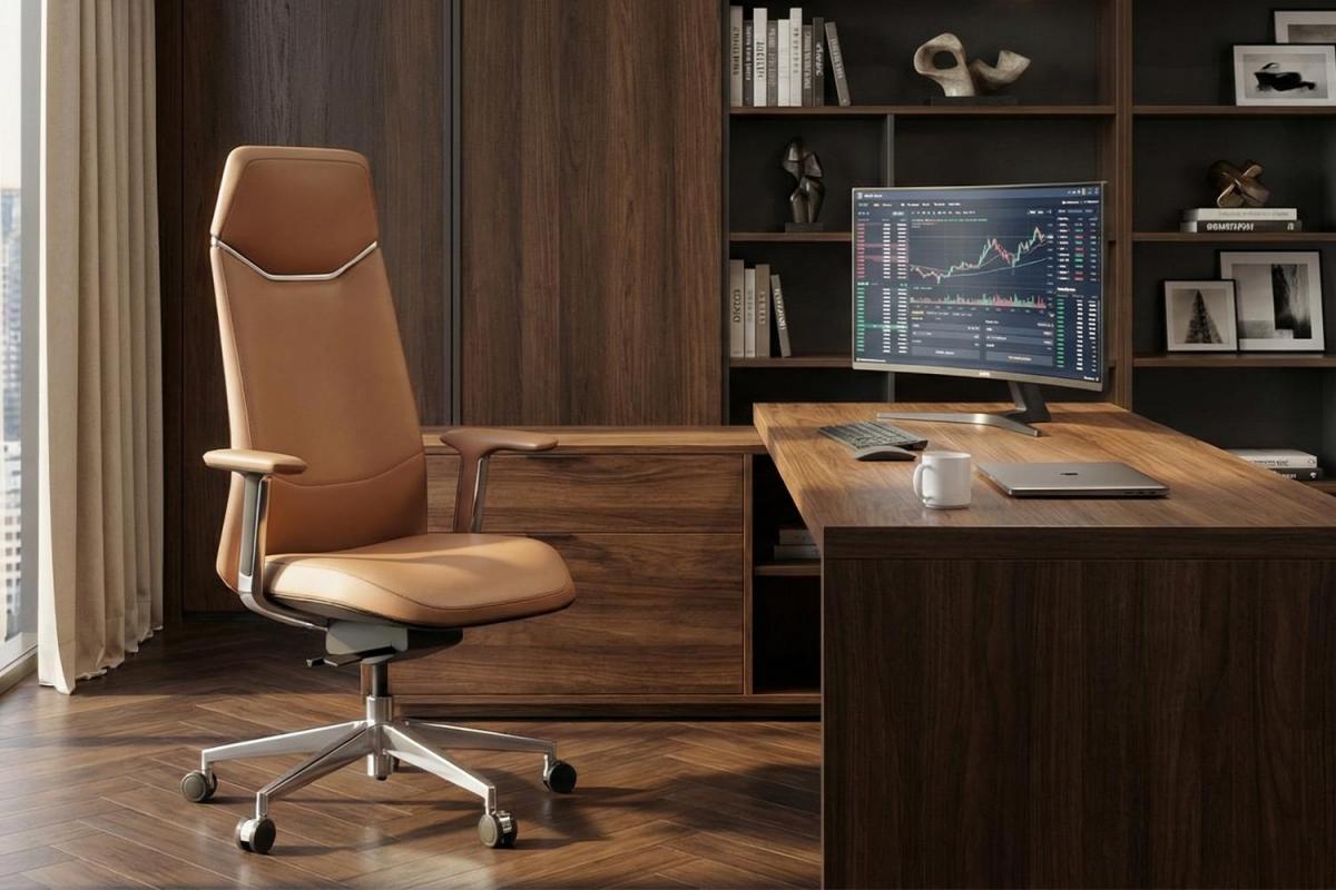 Pourquoi les fauteuils de direction en cuir véritable renforcent la confiance des clients – Valorisez l’image de votre bureau
