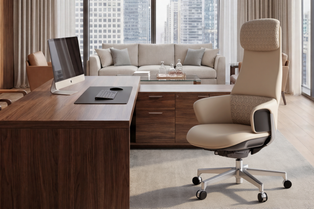 Aménagement des bureaux de managers : idées de fauteuils de direction modernes pour le confort, la productivité et un style professionnel
