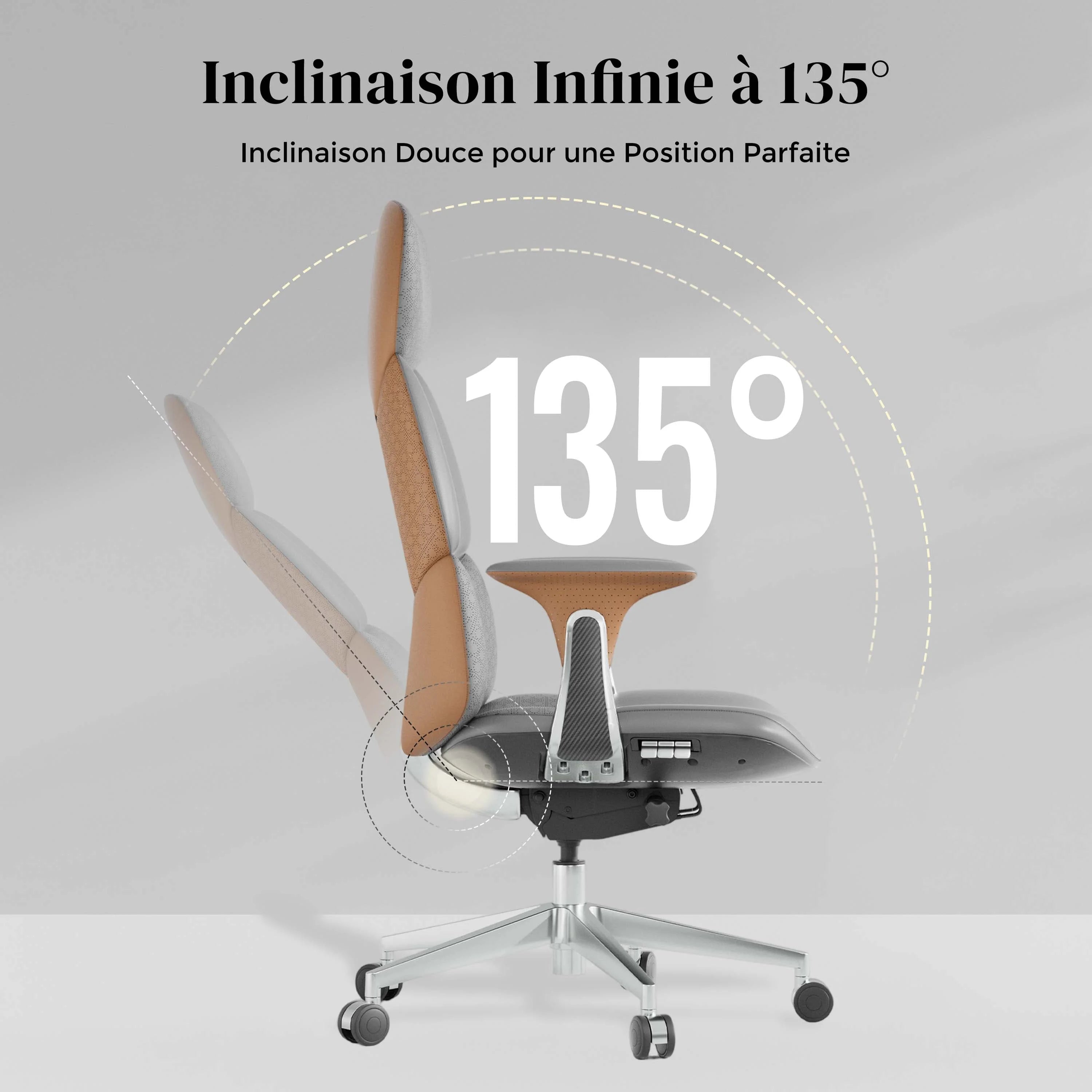 Nolan Chaise en Cuir avec Design Classique