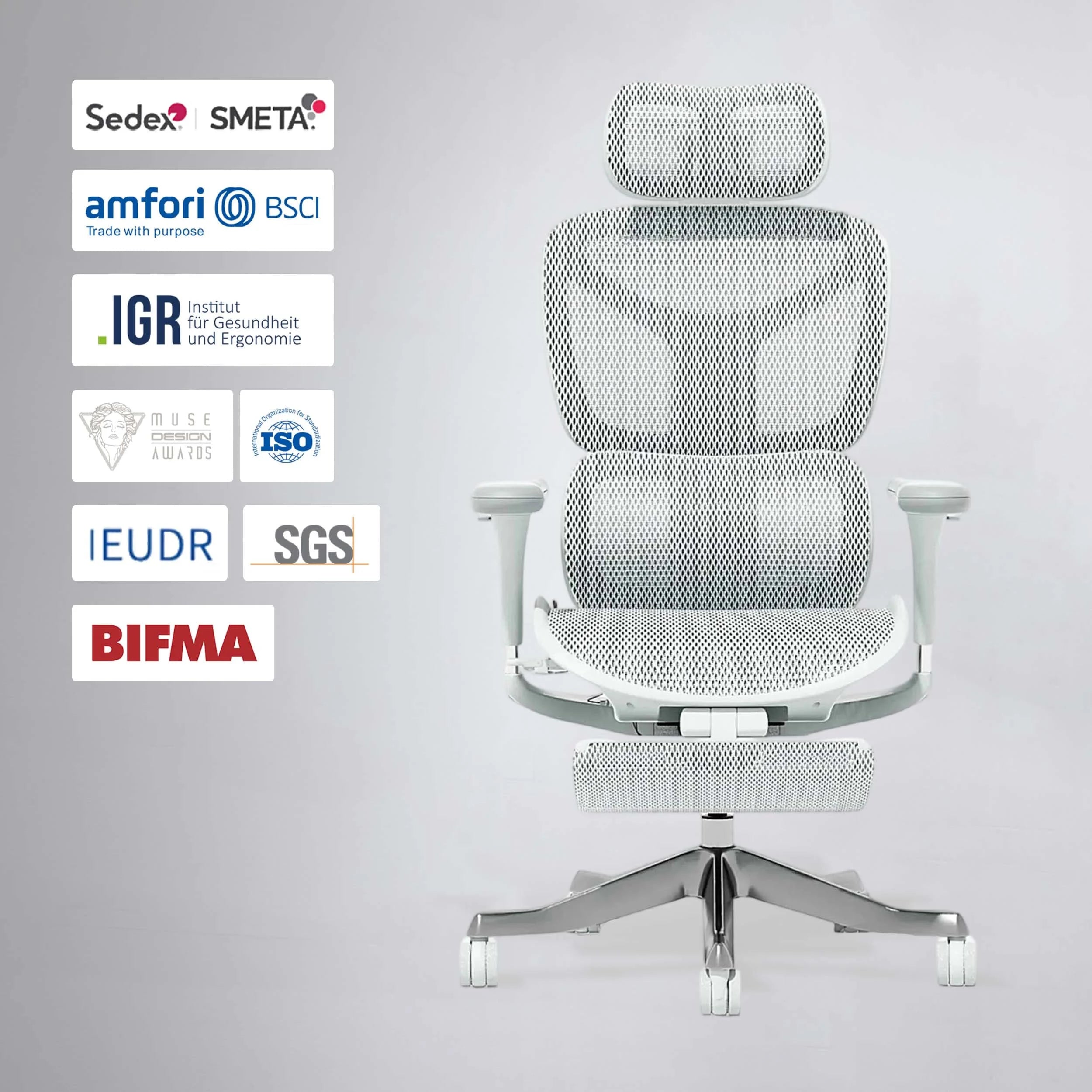 S9 Pro Chaise de bureau ergonomique avec réglage One-Touch