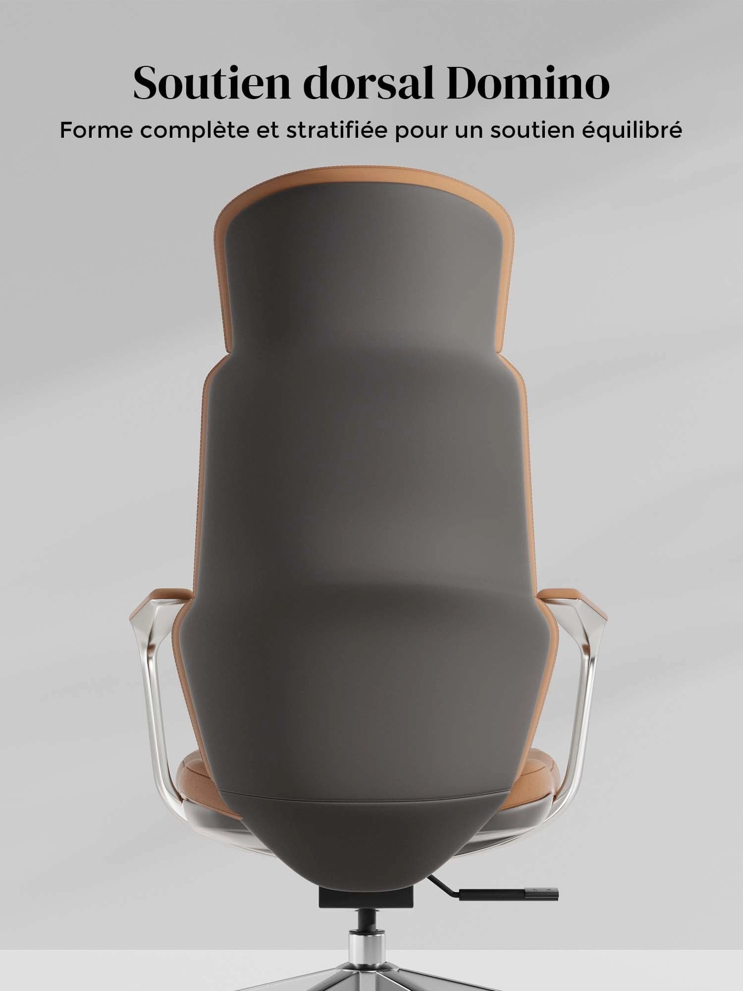 Nolan Chaise en Cuir avec Design Classique