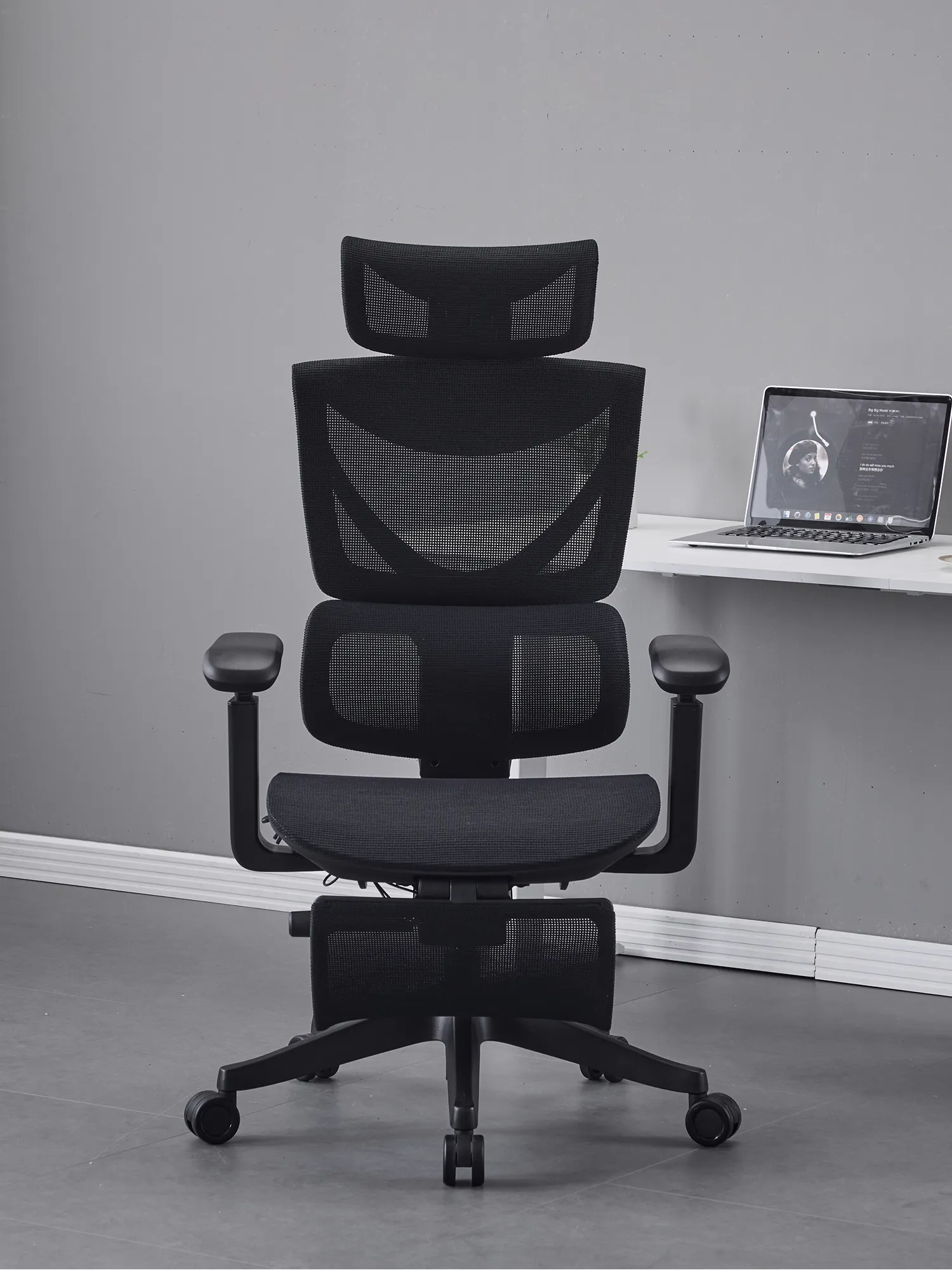 S7 Chaise de bureau ergonomique avec réglage à trois boutons