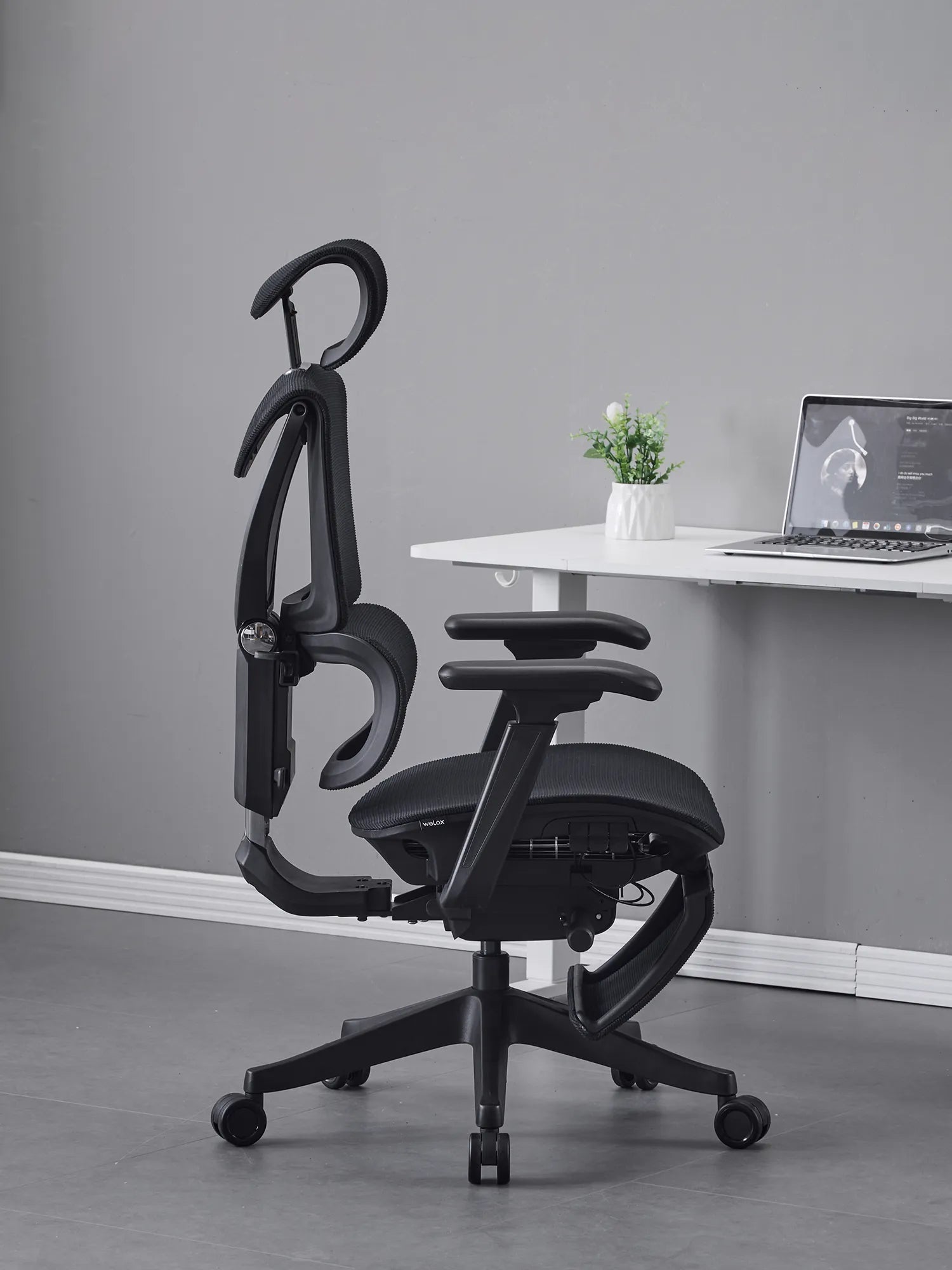 S7 Chaise de bureau ergonomique avec réglage à trois boutons