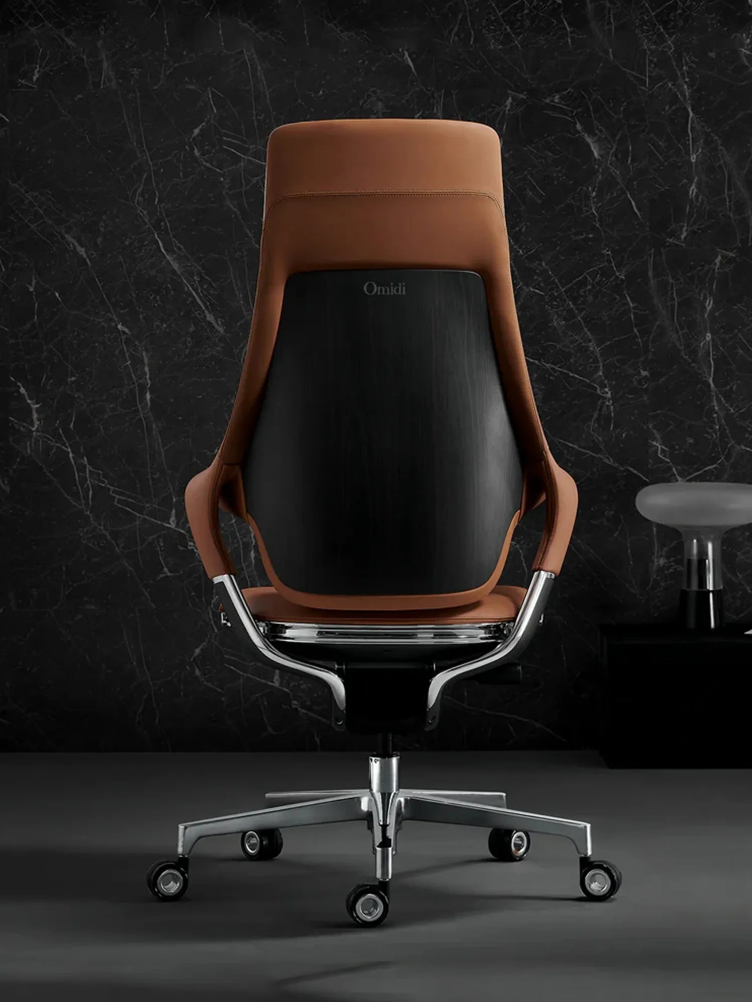 Nigel Chaise en Cuir Premium avec Assise Confortable