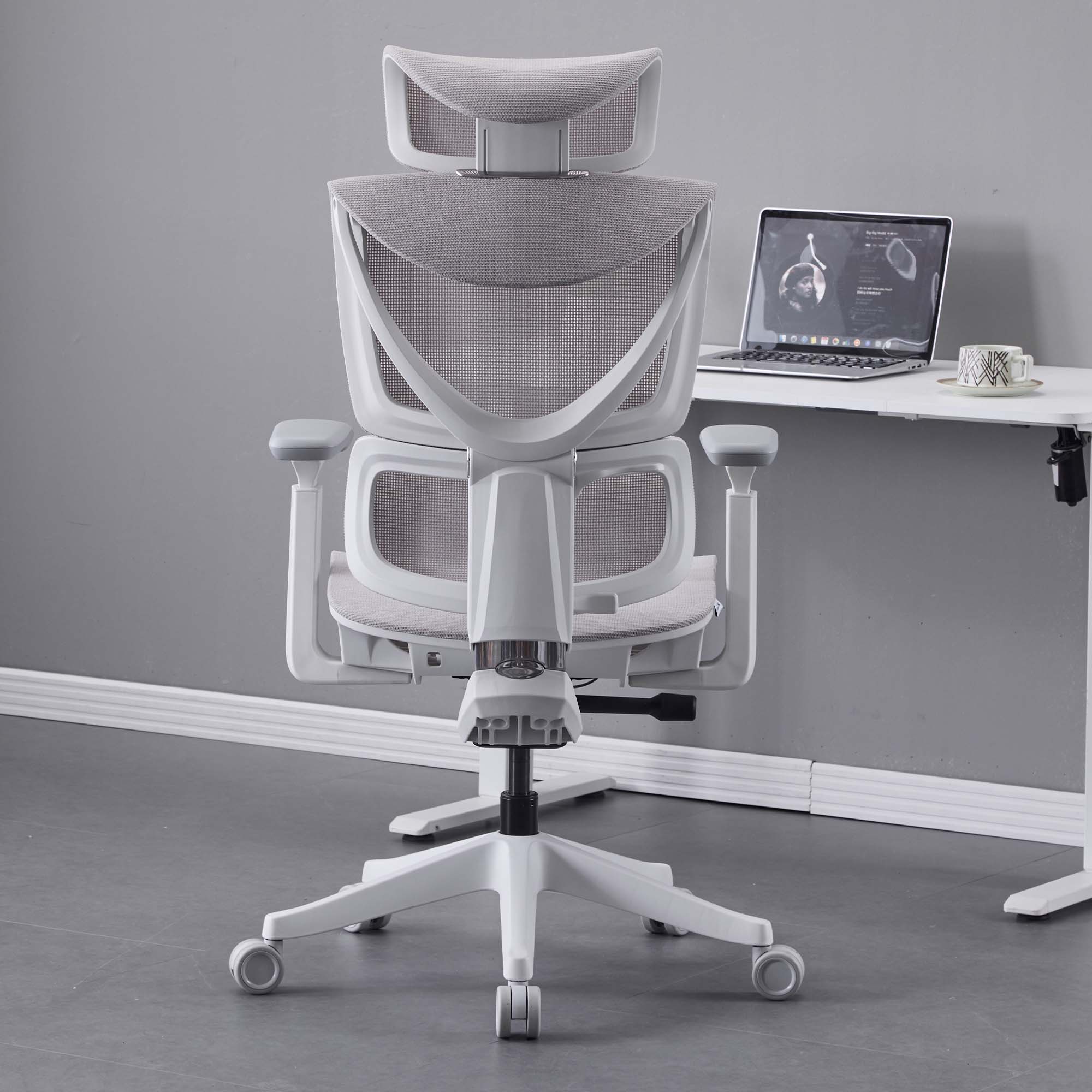 S7 Chaise de bureau ergonomique avec réglage à trois boutons