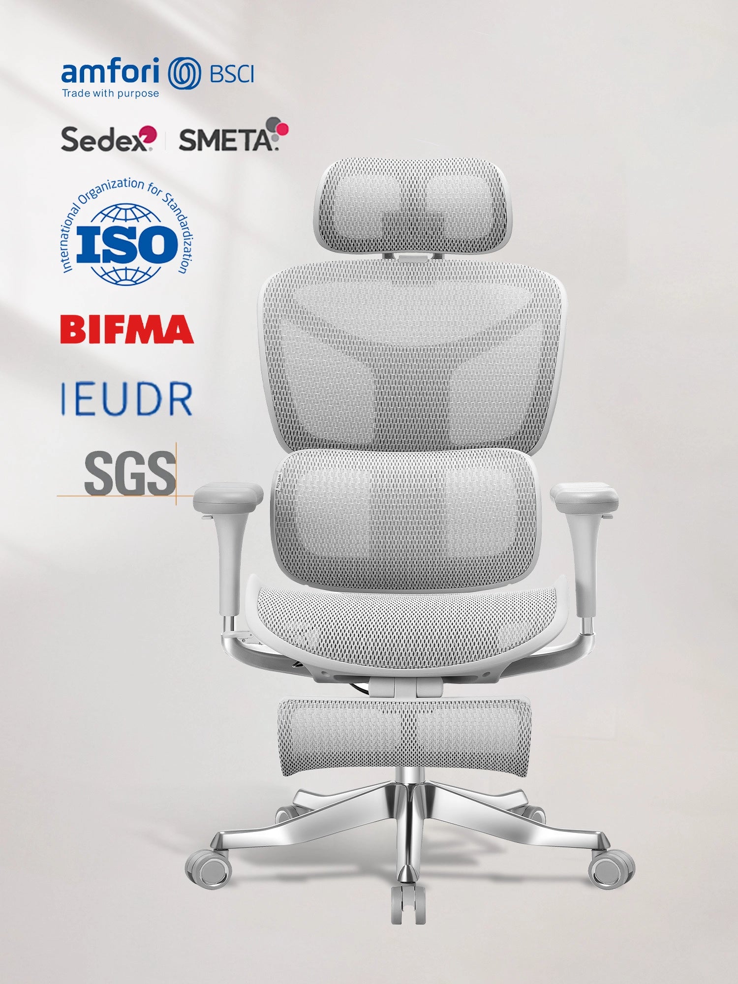 S9 Pro Chaise de bureau ergonomique avec réglage One-Touch