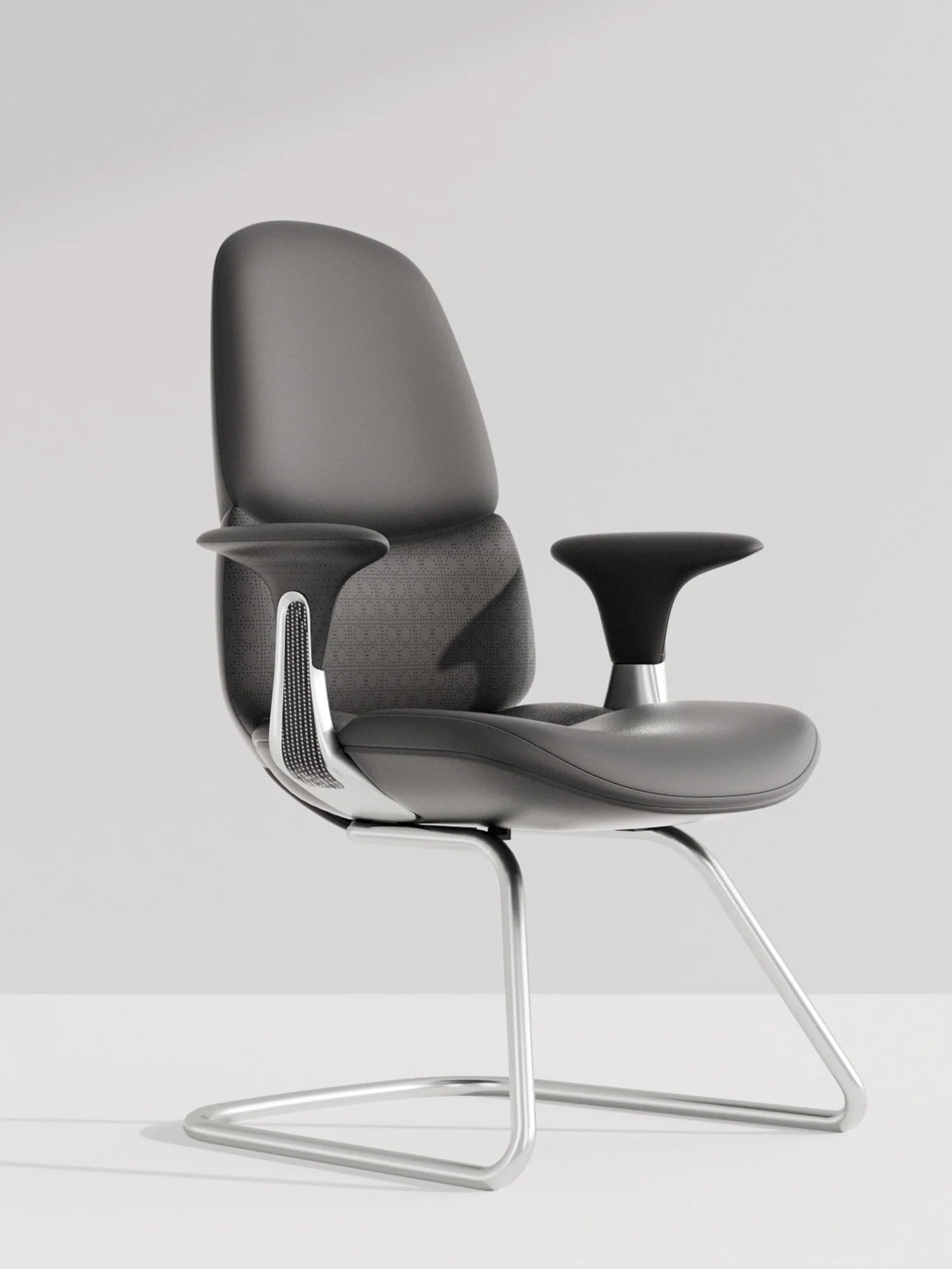 Nyla Chaise Cantilever en Cuir Réglable
