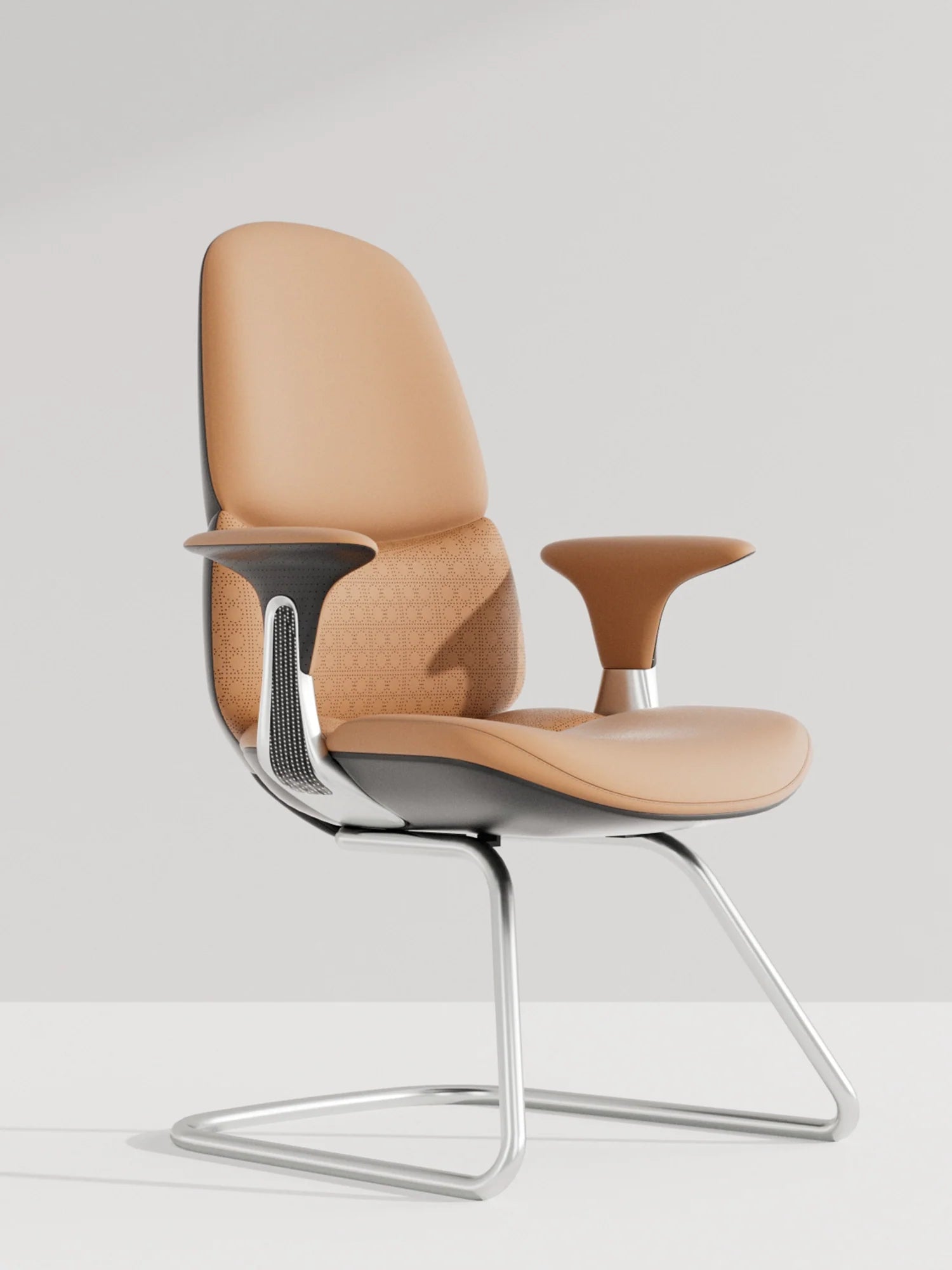 Nyla Chaise Cantilever en Cuir Réglable