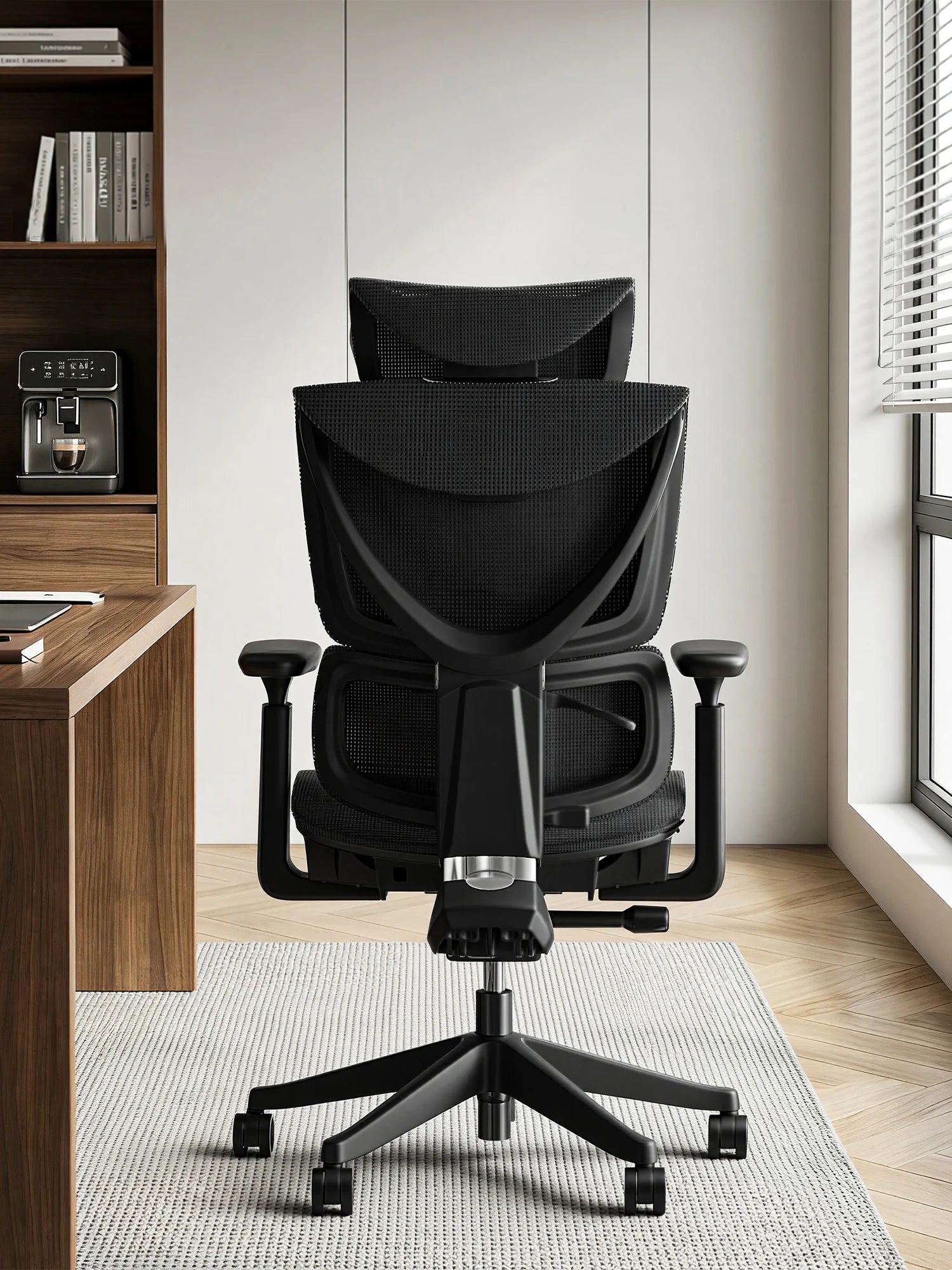 S7 Chaise de bureau ergonomique avec réglage à trois boutons