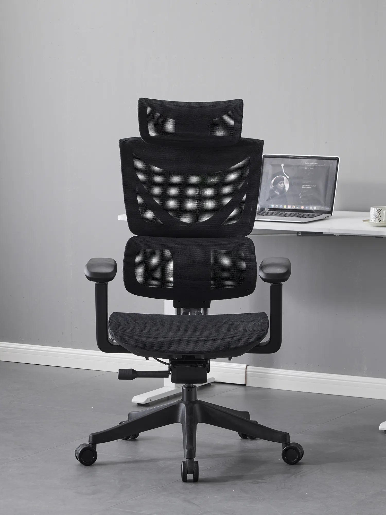 S7 Chaise de bureau ergonomique avec réglage à trois boutons