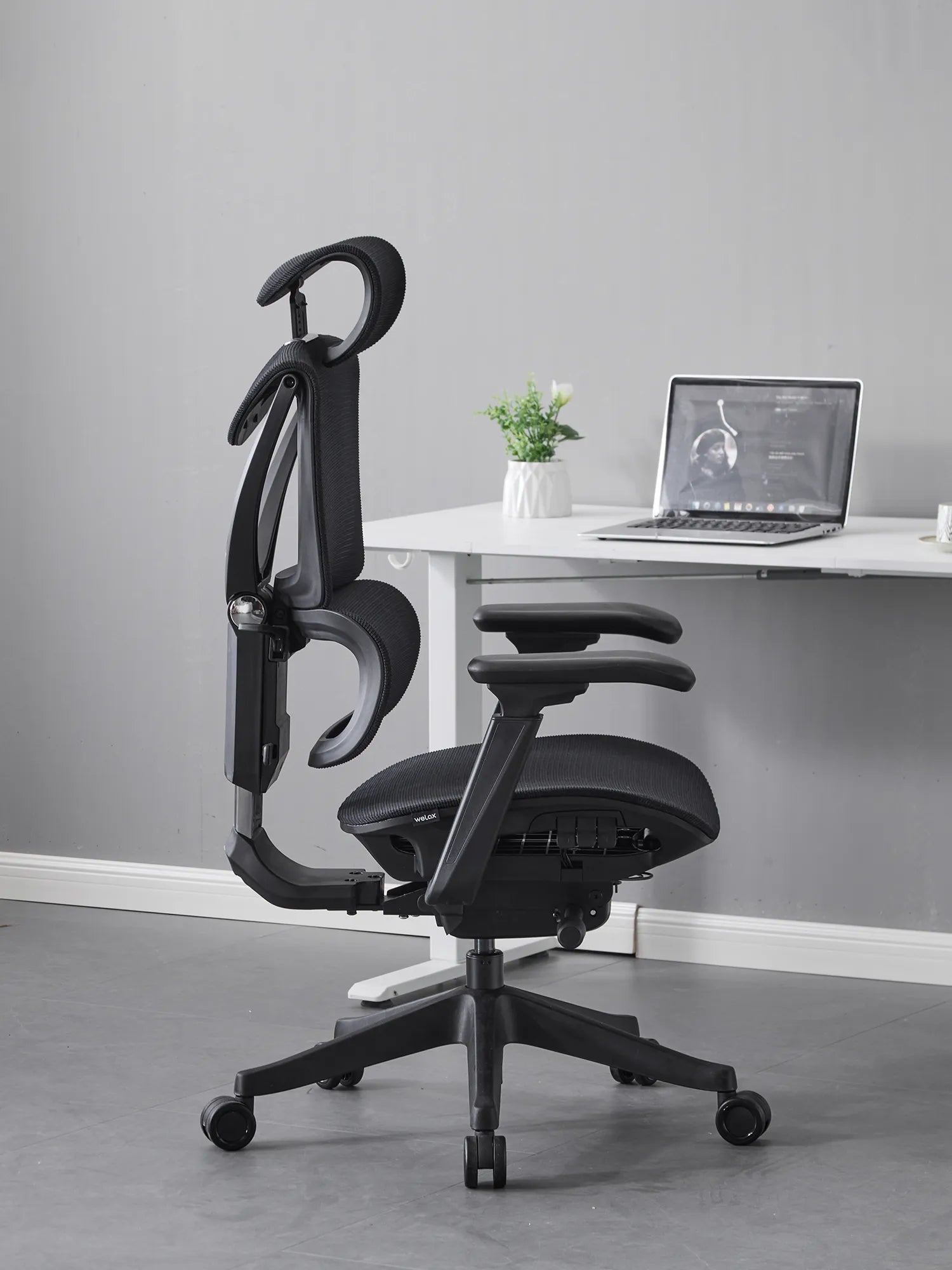S7 Chaise de bureau ergonomique avec réglage à trois boutons