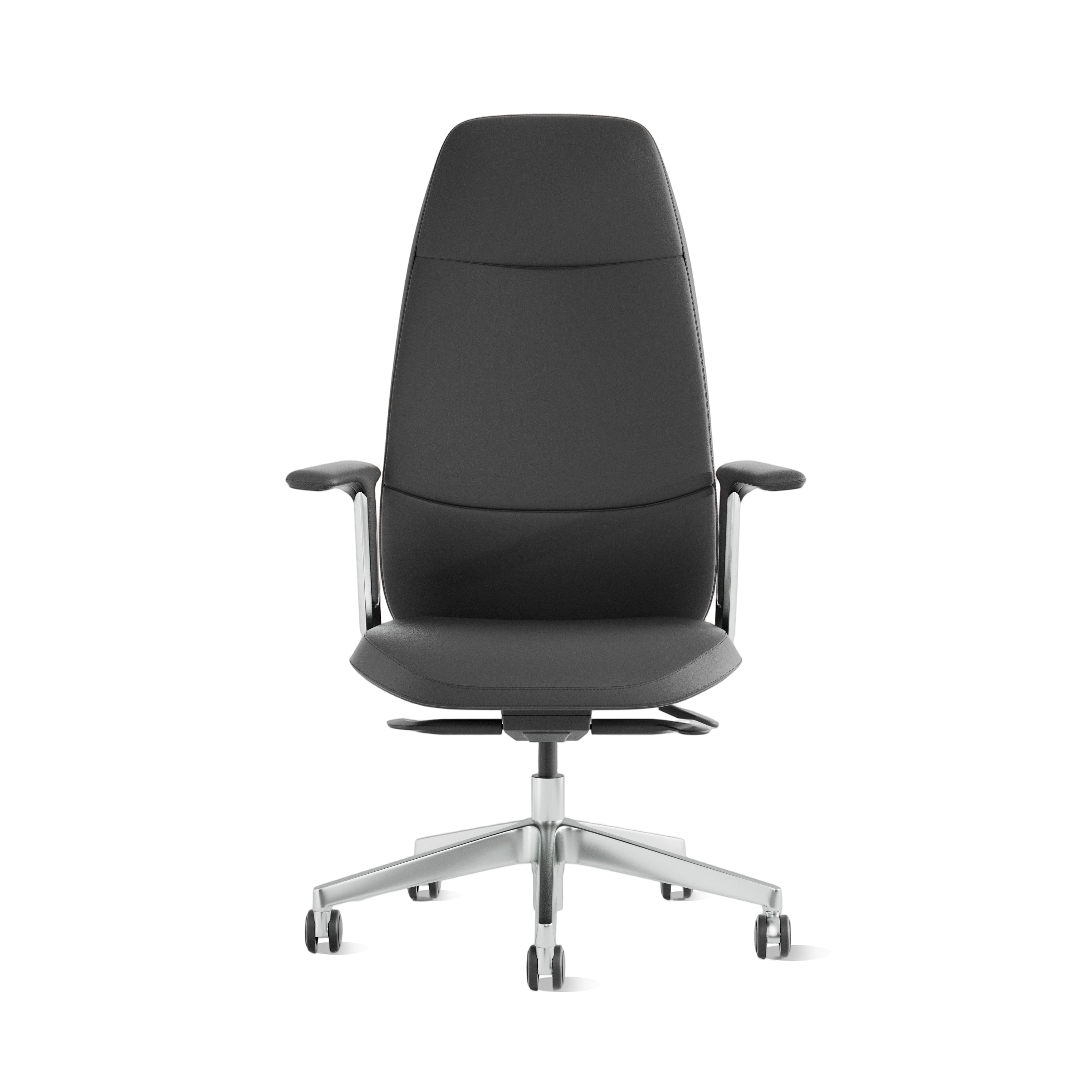 Nico Chaise de bureau en cuir haut de gamme
