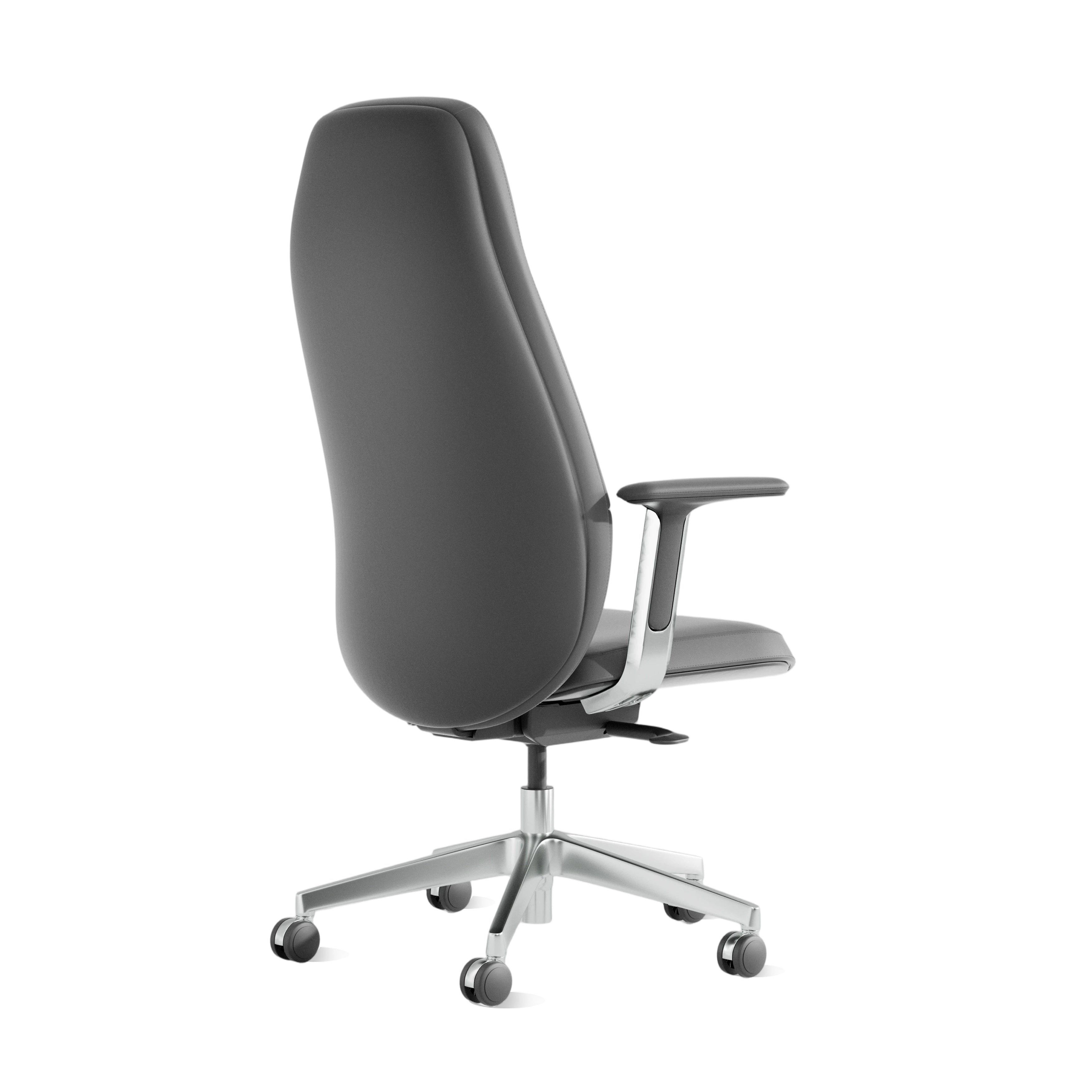 Nico Chaise de bureau en cuir haut de gamme