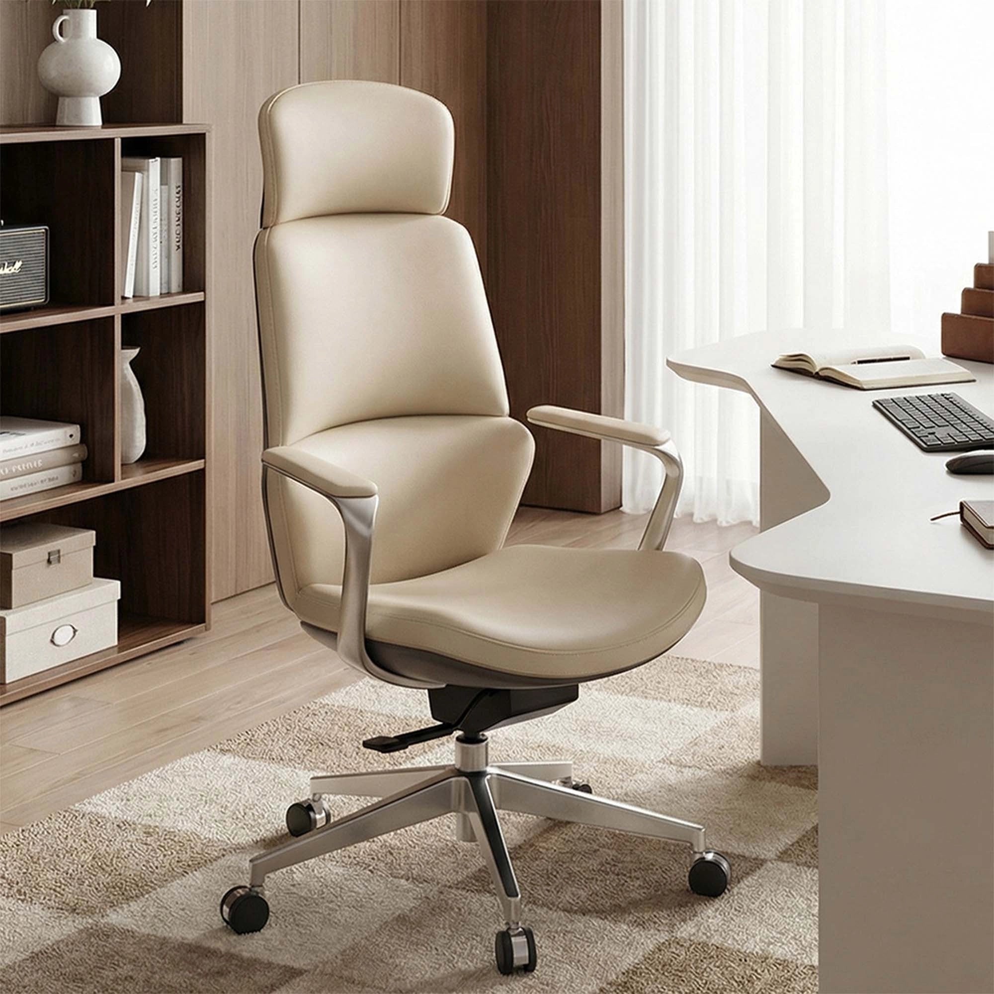 Nolan Chaise en Cuir avec Design Classique