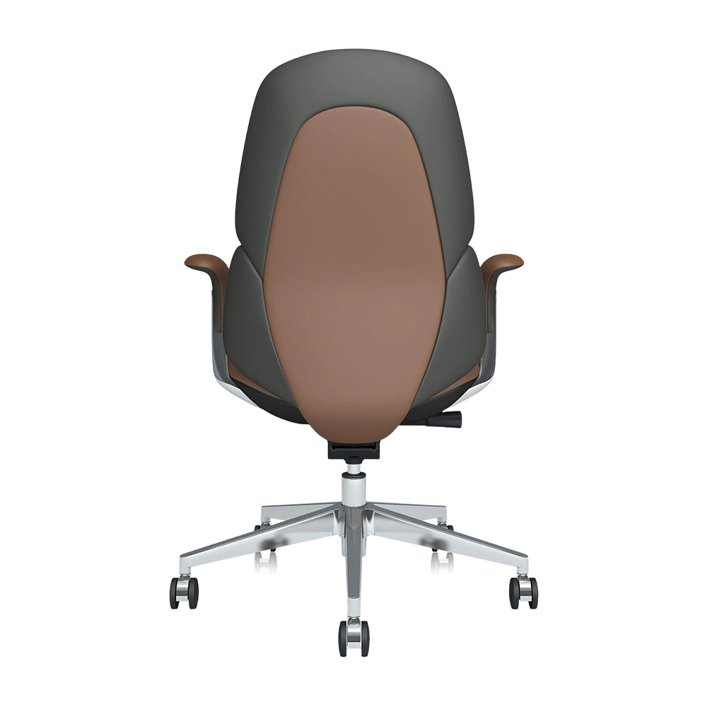 Neris Chaise de Bureau en Cuir Mi-Dossier avec Meilleur Rapport Qualité-Prix
