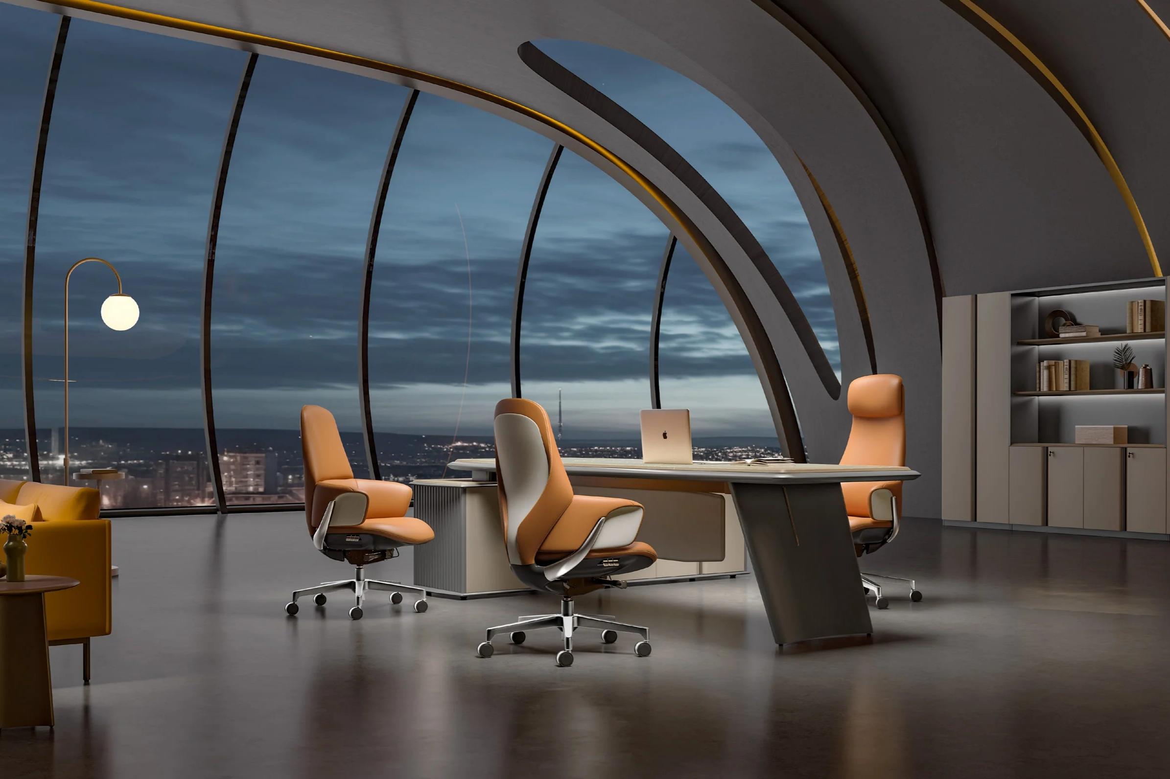 Pourquoi les chaises de direction en cuir définissent un bureau professionnel