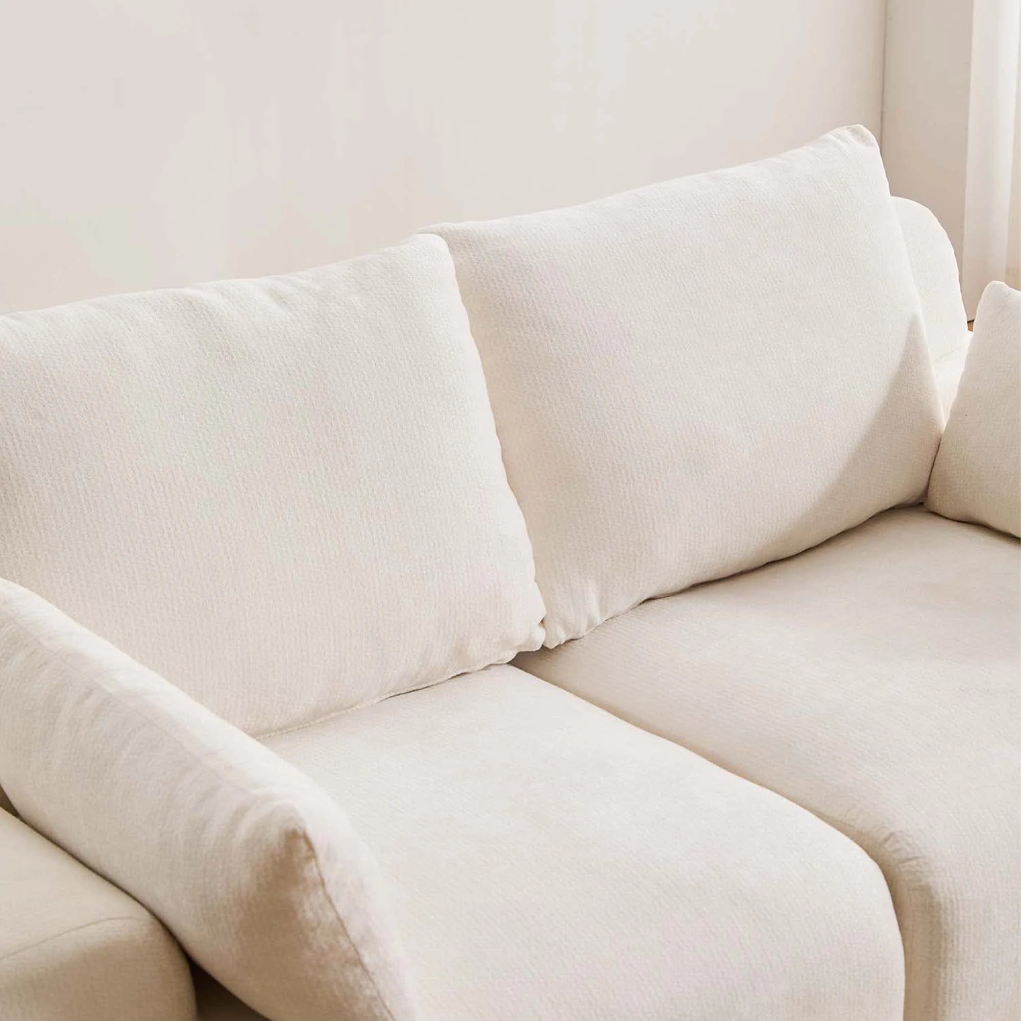 Zeus Canapé Sectionnel Compressé avec Pouf