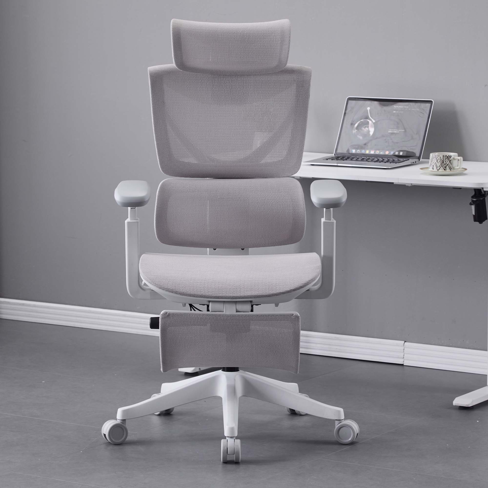 S7 Chaise de bureau ergonomique avec réglage à trois boutons