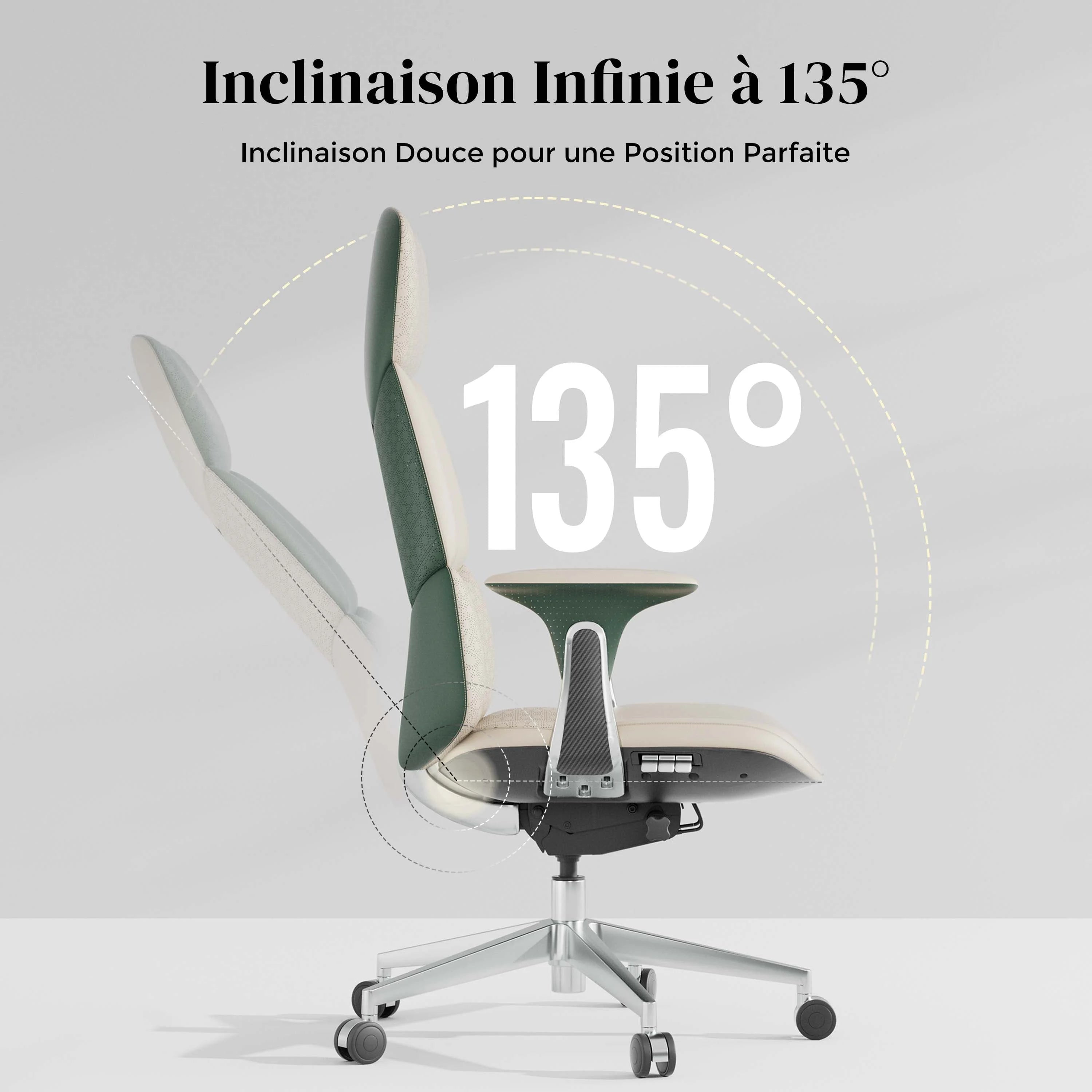 Nolan Chaise en Cuir avec Design Classique