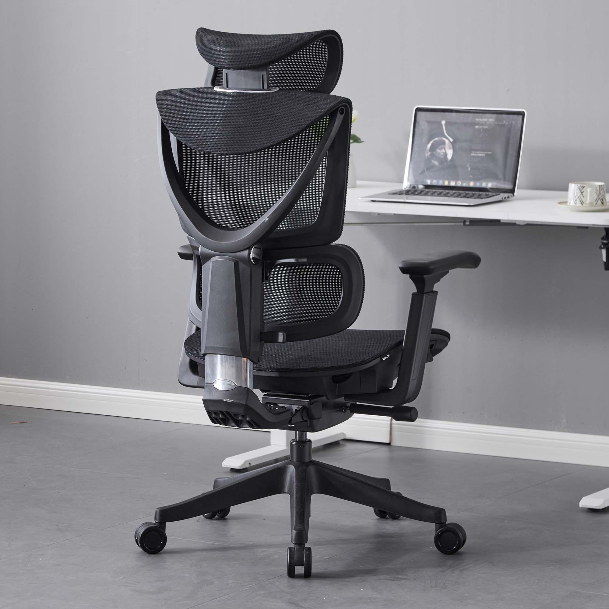 S7 Chaise de bureau ergonomique avec réglage à trois boutons