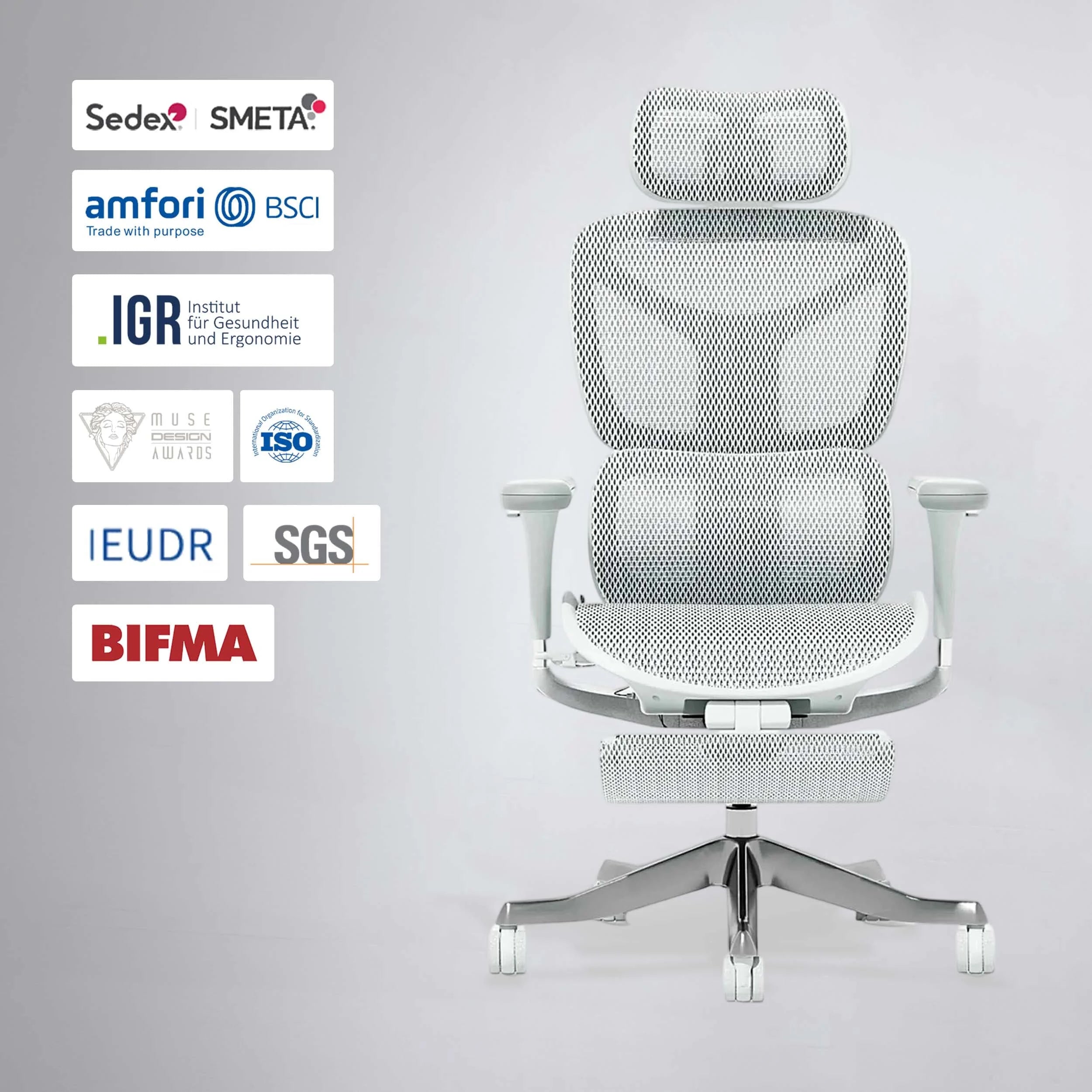 S9 Pro Chaise de bureau ergonomique avec réglage One-Touch