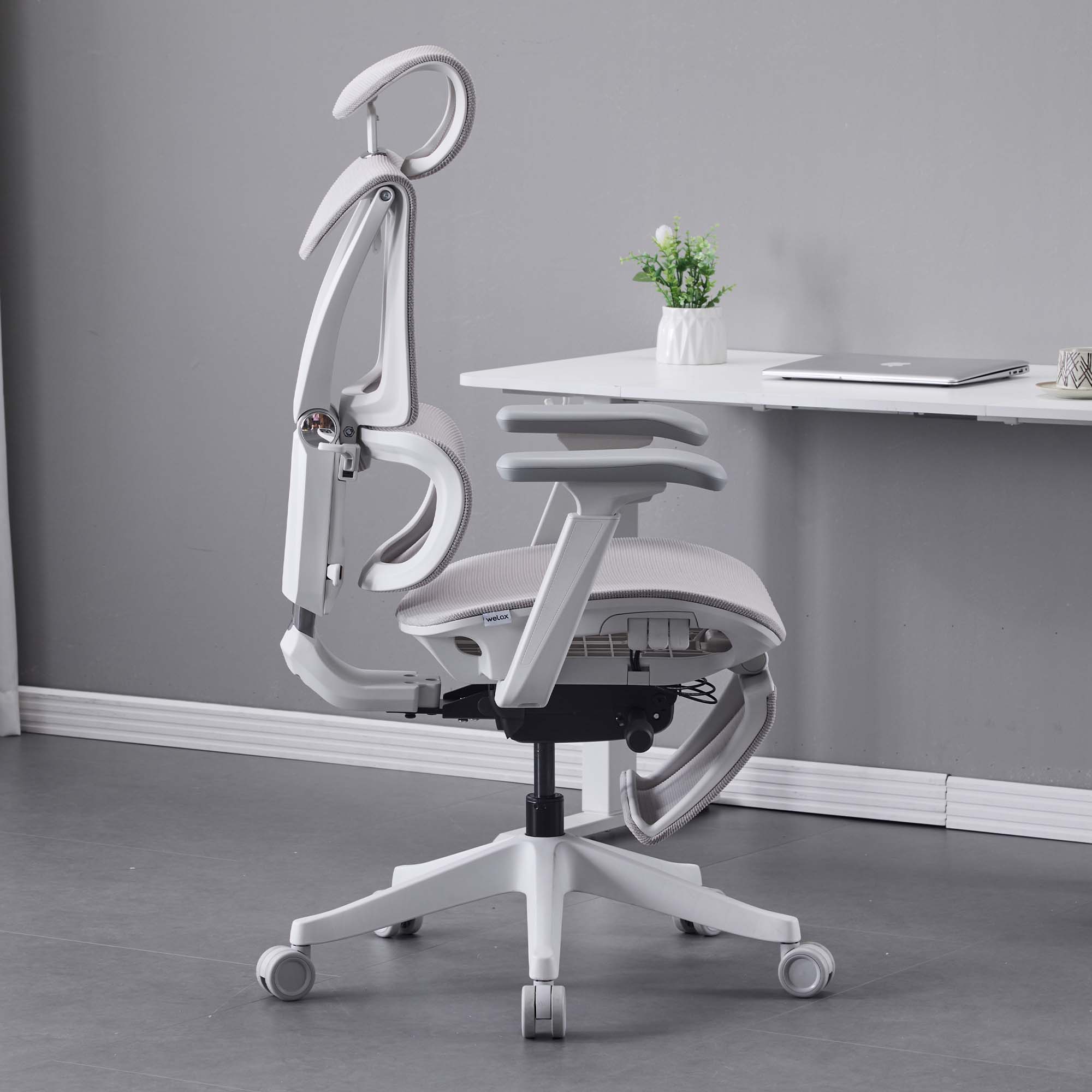 S7 Chaise de bureau ergonomique avec réglage à trois boutons
