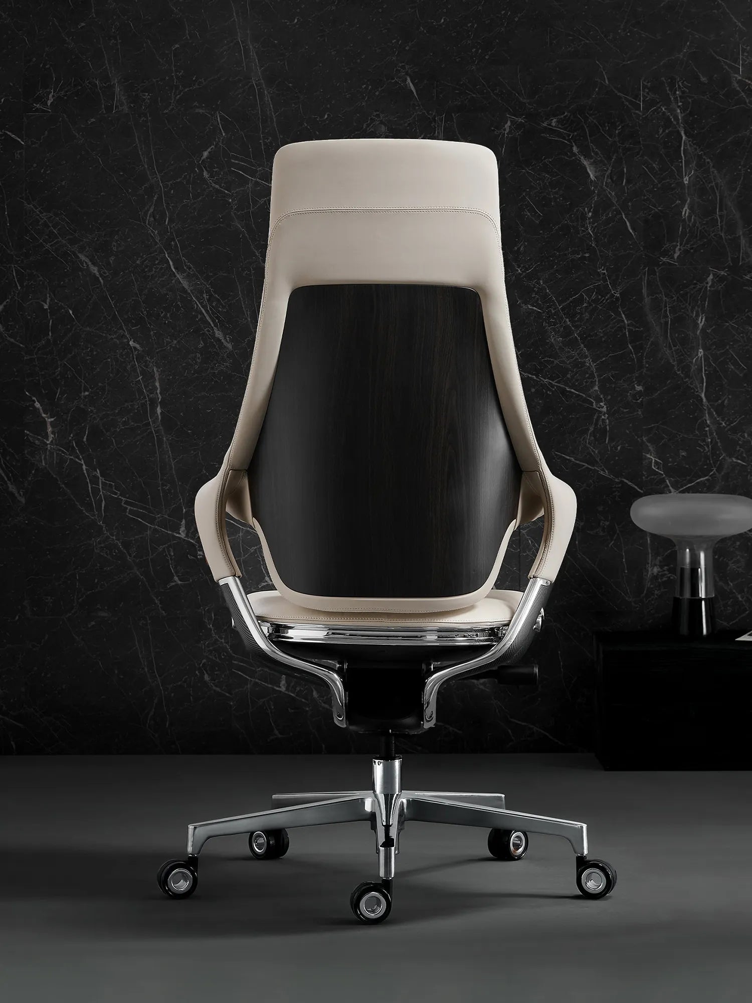 Nigel Chaise de bureau en cuir Executive