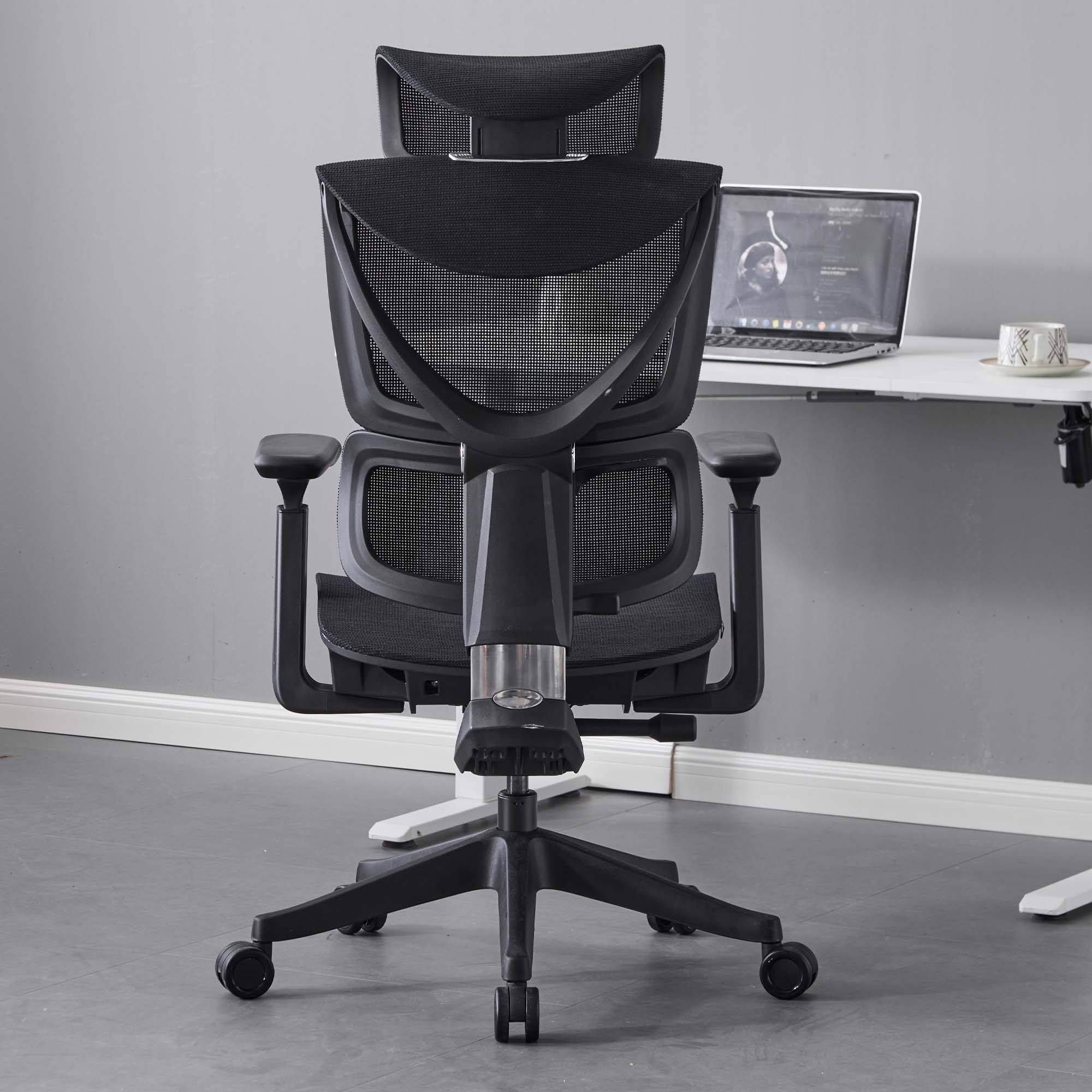 S7 Chaise de bureau ergonomique avec réglage à trois boutons
