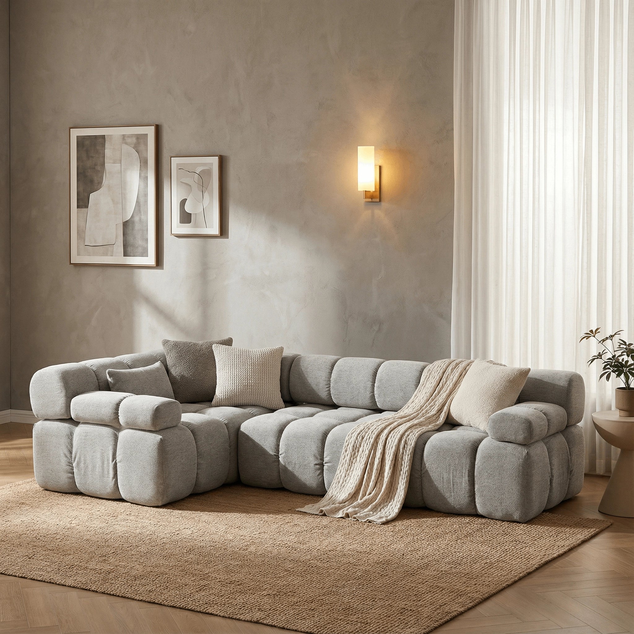 Dionysus Canapé Sectionnel Compressé Design de Luxe