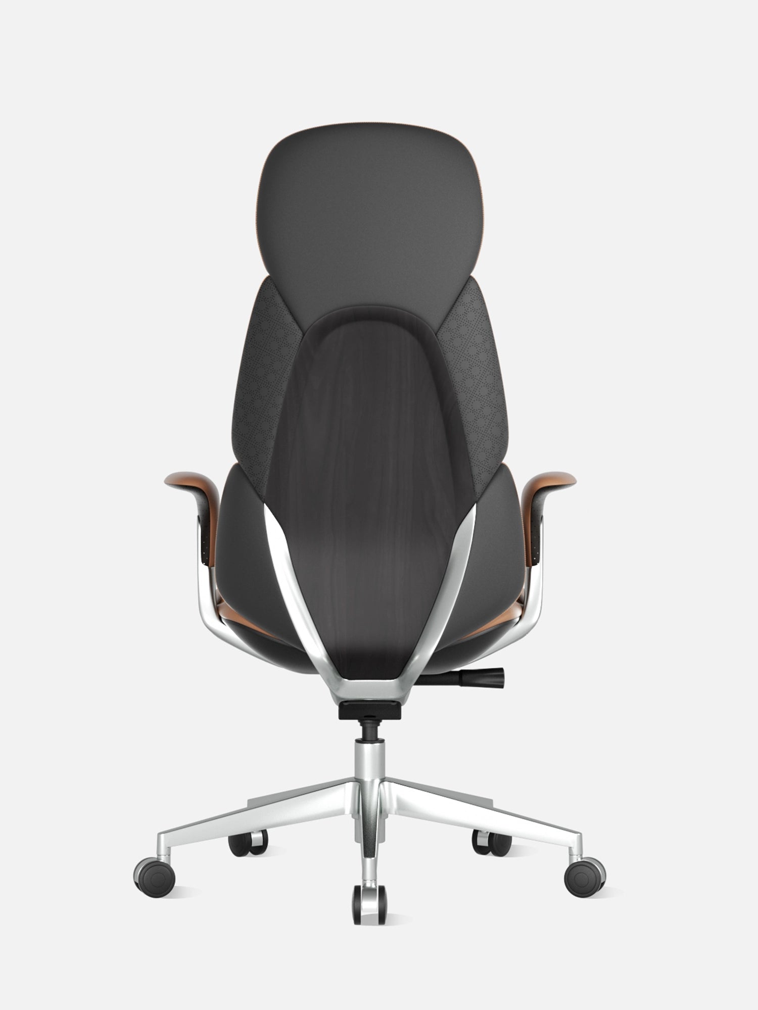 Nyla Chaise de bureau en cuir Executive