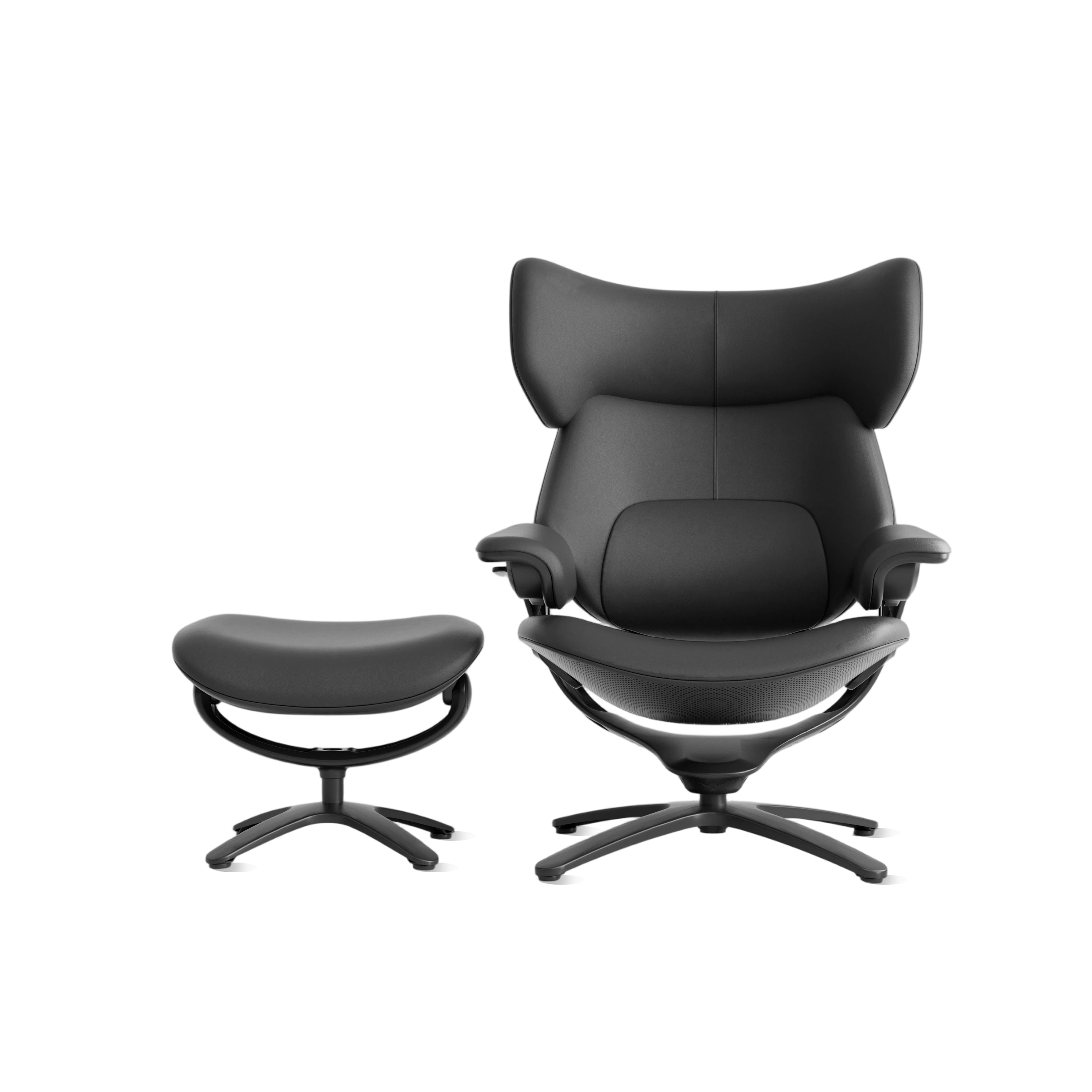 Miro Fauteuil de détente avec repose-pieds et appui-tête réglable