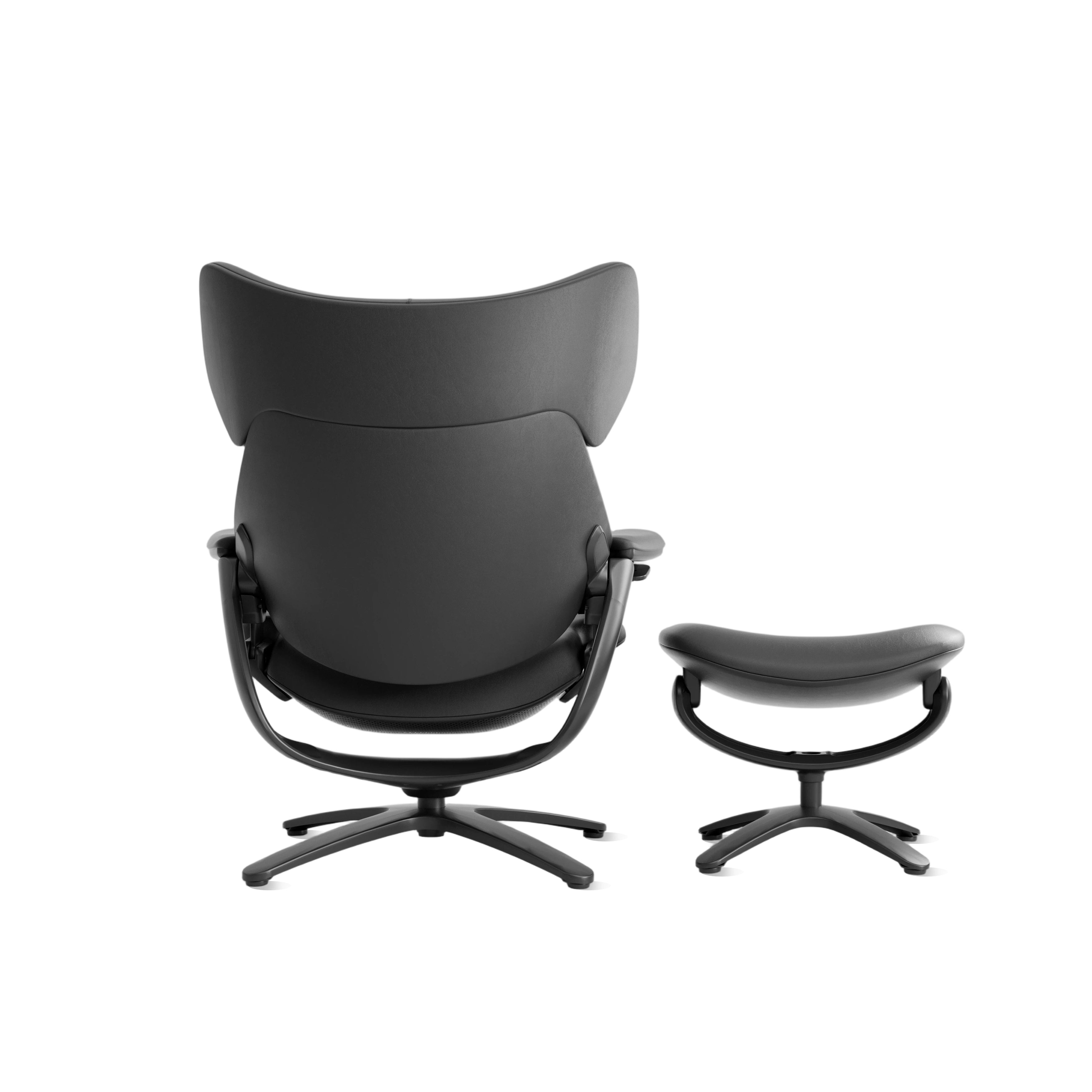 Miro Fauteuil de détente avec repose-pieds et appui-tête réglable