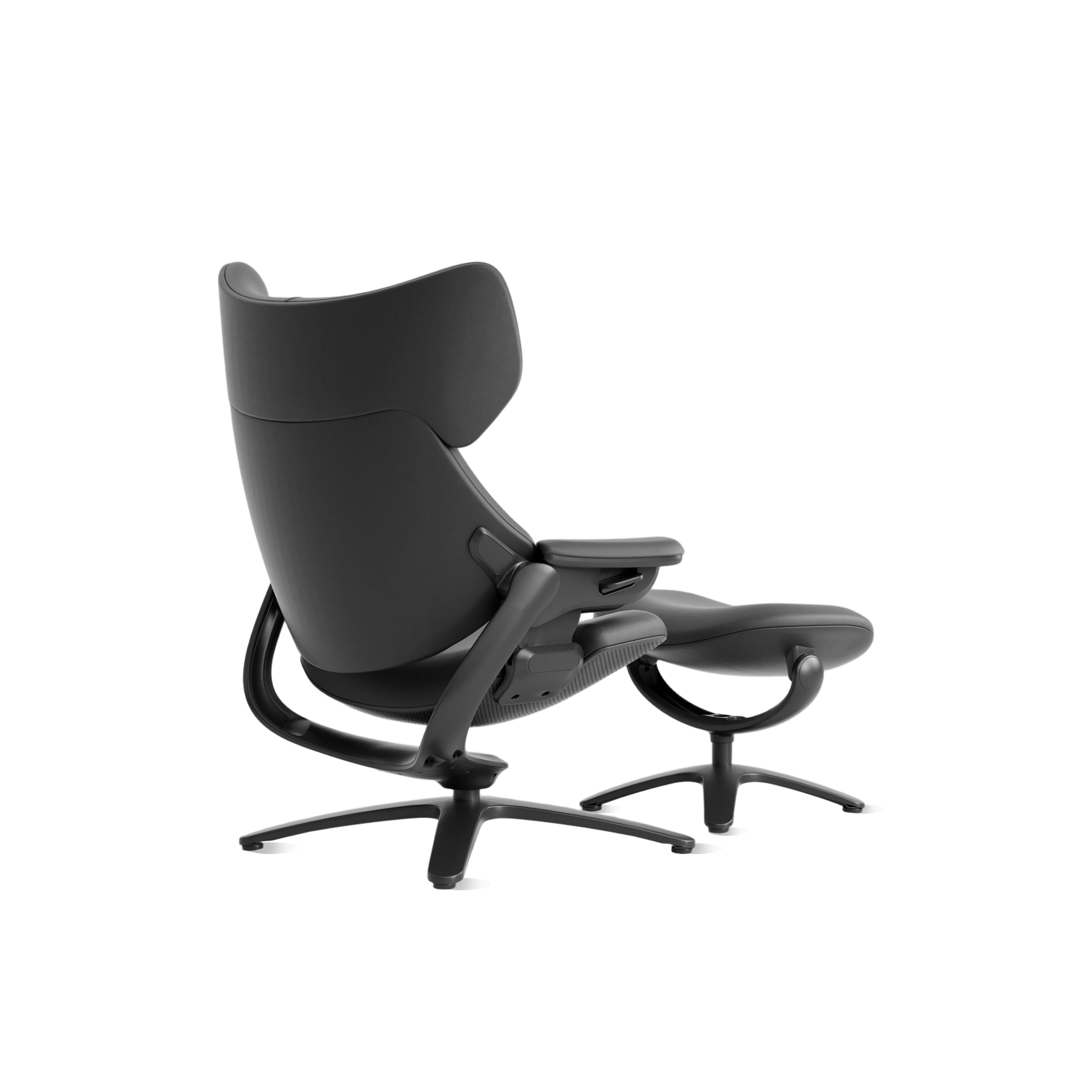 Miro Fauteuil de détente avec repose-pieds et appui-tête réglable