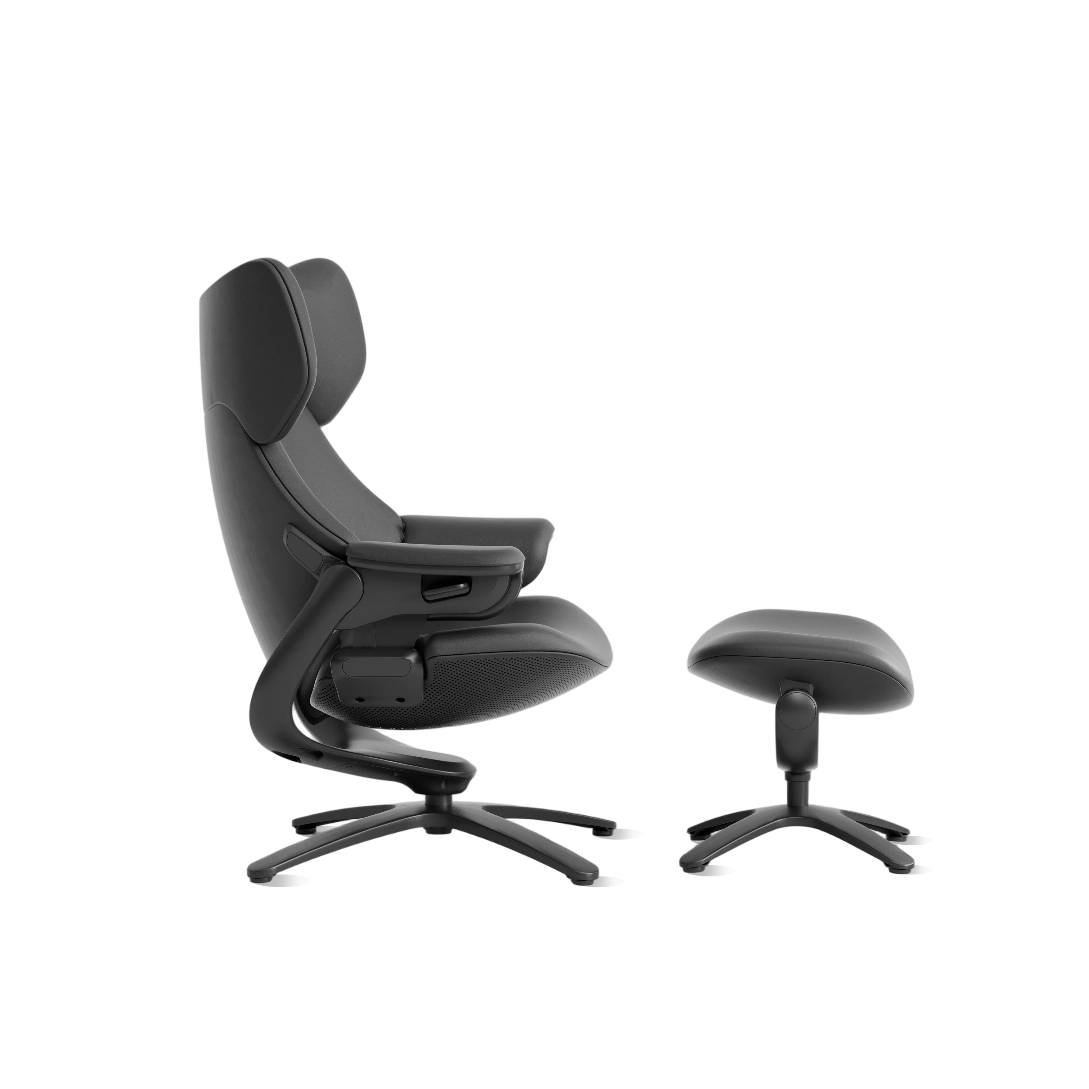 Miro Fauteuil de détente avec repose-pieds et appui-tête réglable