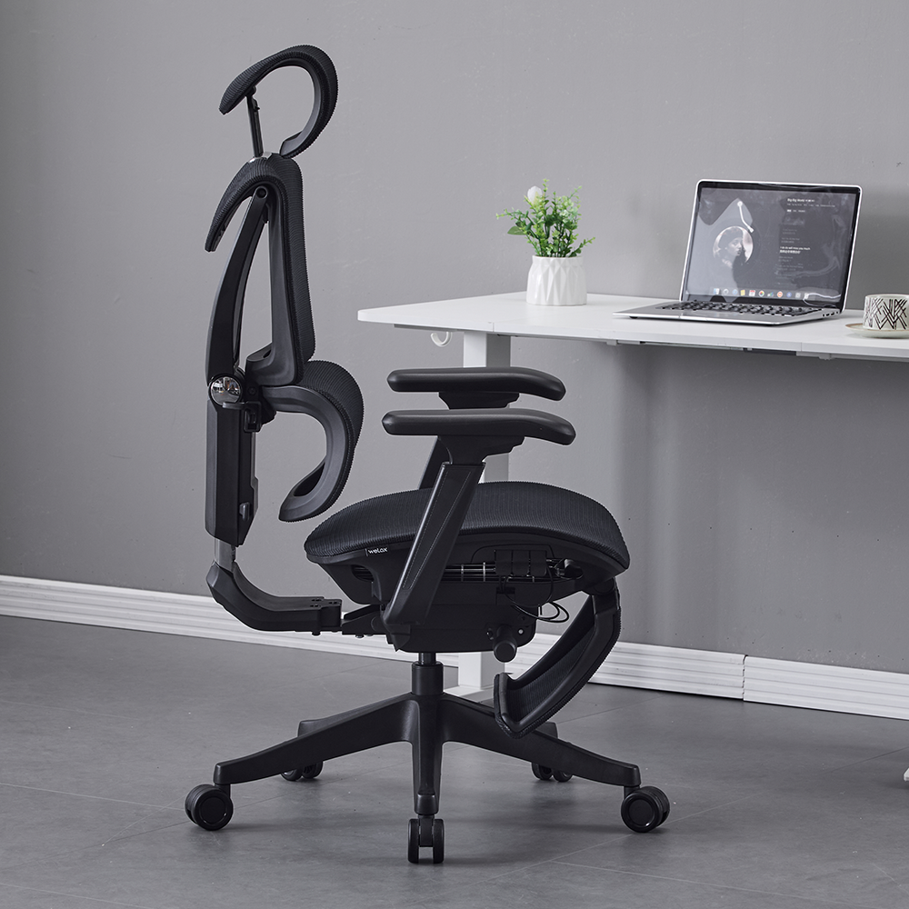 S7 Chaise de bureau ergonomique avec réglage à trois boutons
