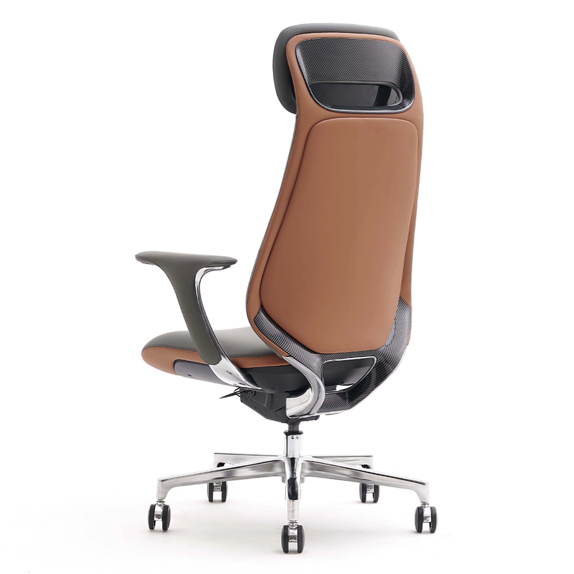 Neta Chaise en Cuir Premium avec Appuie-tête