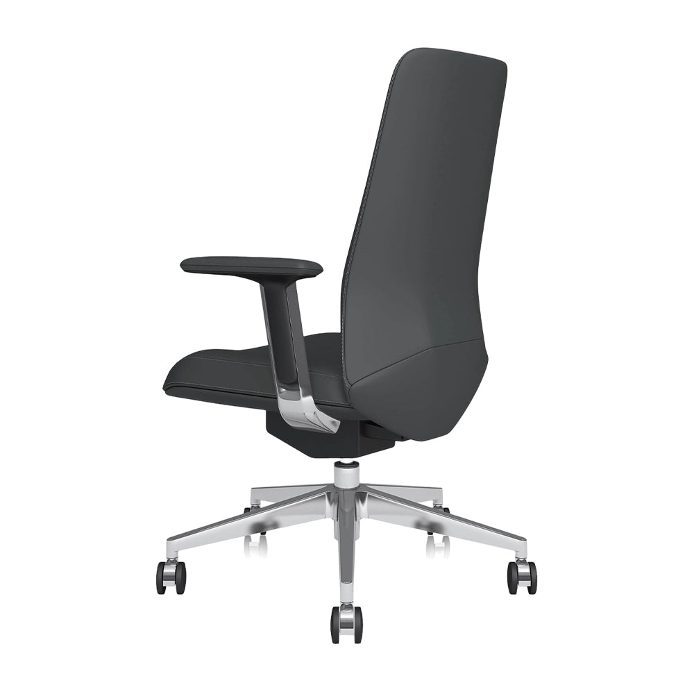 Neris Chaise de Bureau en Cuir Mi-Dossier avec Meilleur Rapport Qualité-Prix