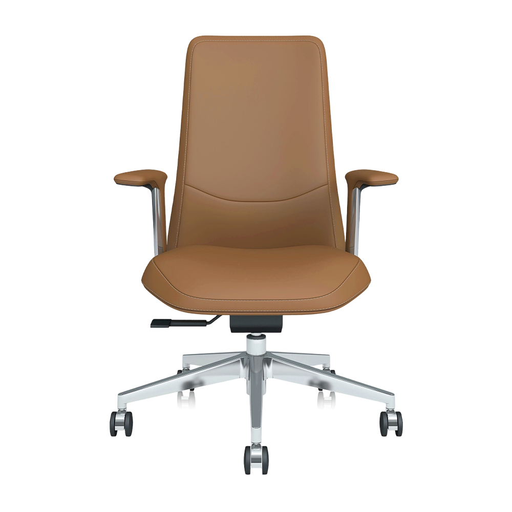Neris Chaise de Bureau en Cuir Mi-Dossier avec Meilleur Rapport Qualité-Prix