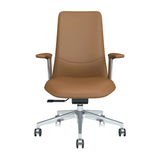 Neris Chaise de Bureau en Cuir Mi-Dossier avec Meilleur Rapport Qualité-Prix