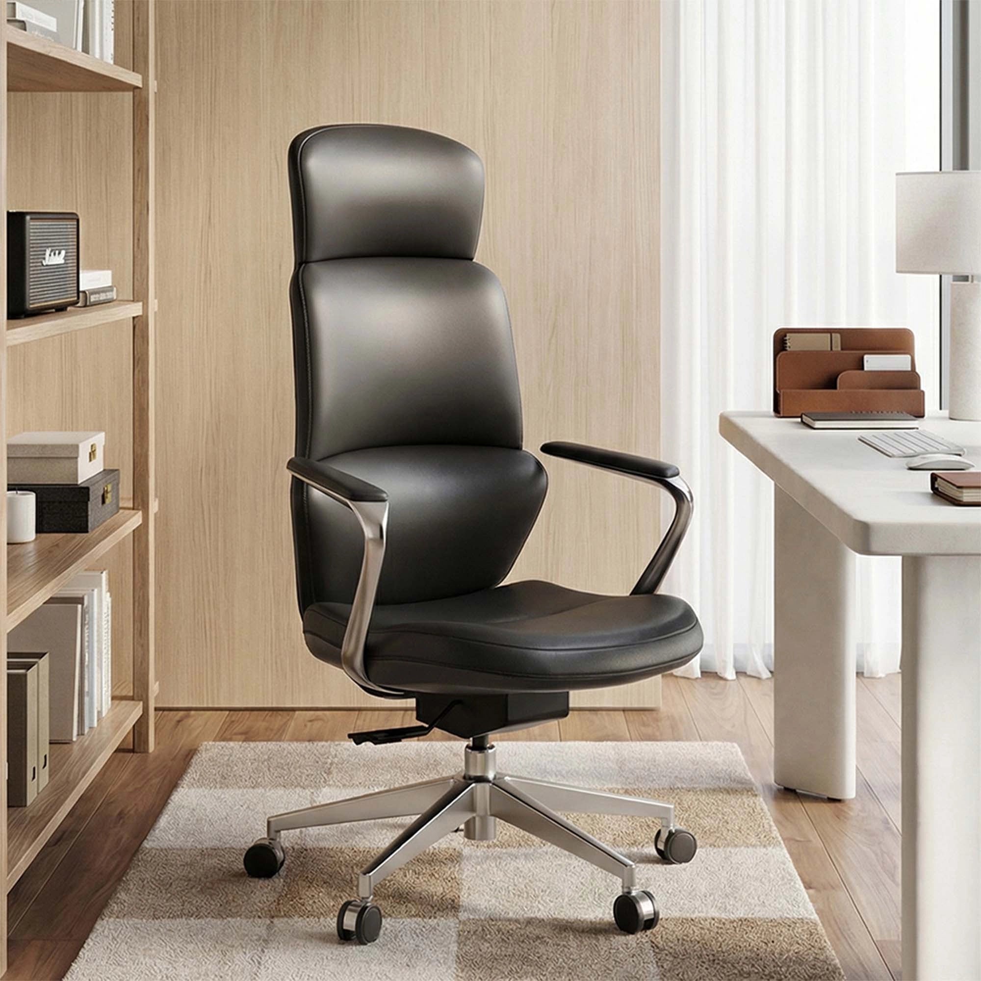 Nolan Chaise en Cuir avec Design Classique