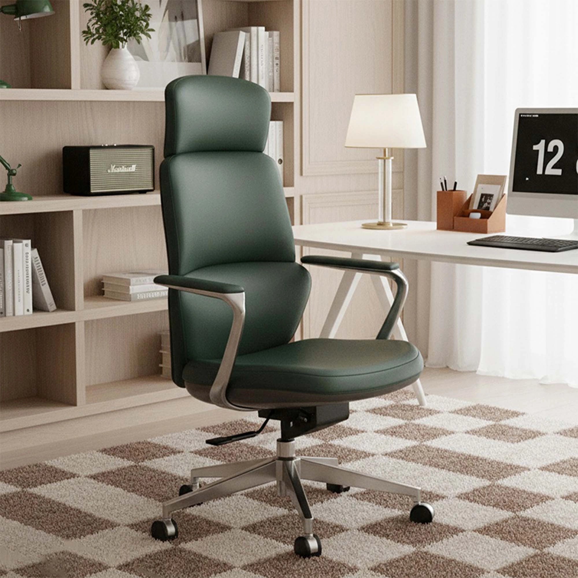 Nolan Chaise en Cuir avec Design Classique