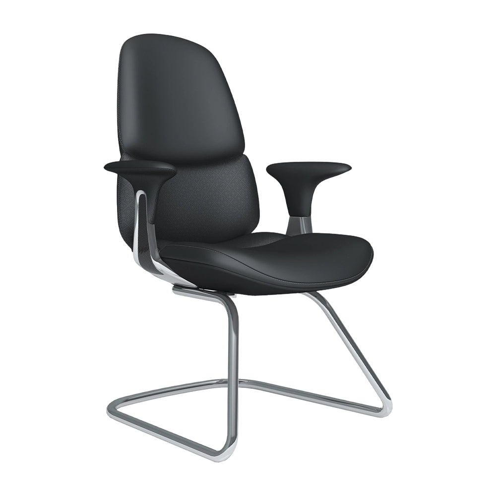 Neris Chaise de Bureau en Cuir Mi-Dossier avec Meilleur Rapport Qualité-Prix