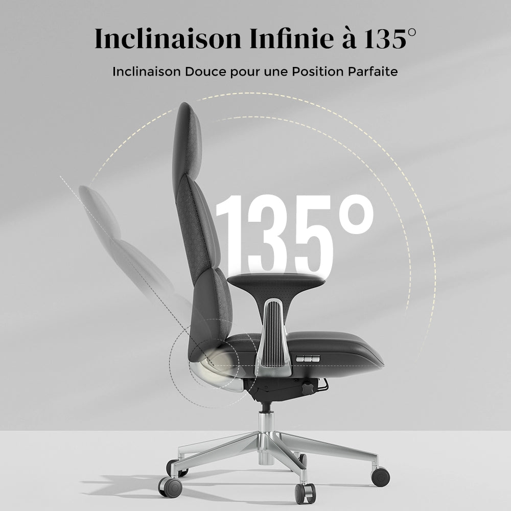 Nyla Chaise en Cuir avec Réglage Facile