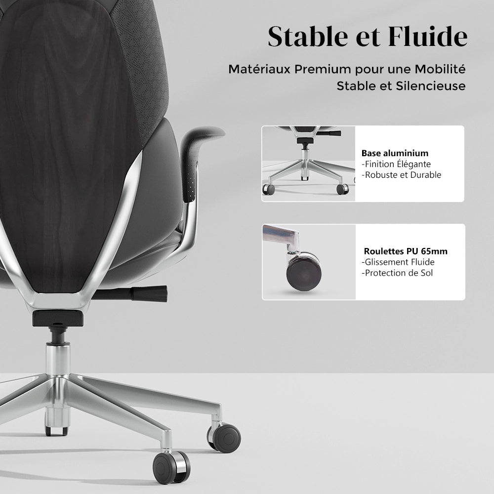 Nyla Chaise en Cuir avec Réglage Facile