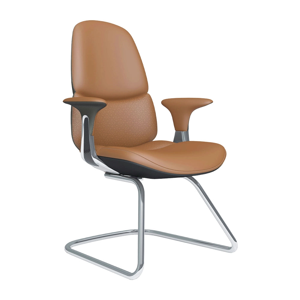 Neris Chaise de Bureau en Cuir Mi-Dossier avec Meilleur Rapport Qualité-Prix