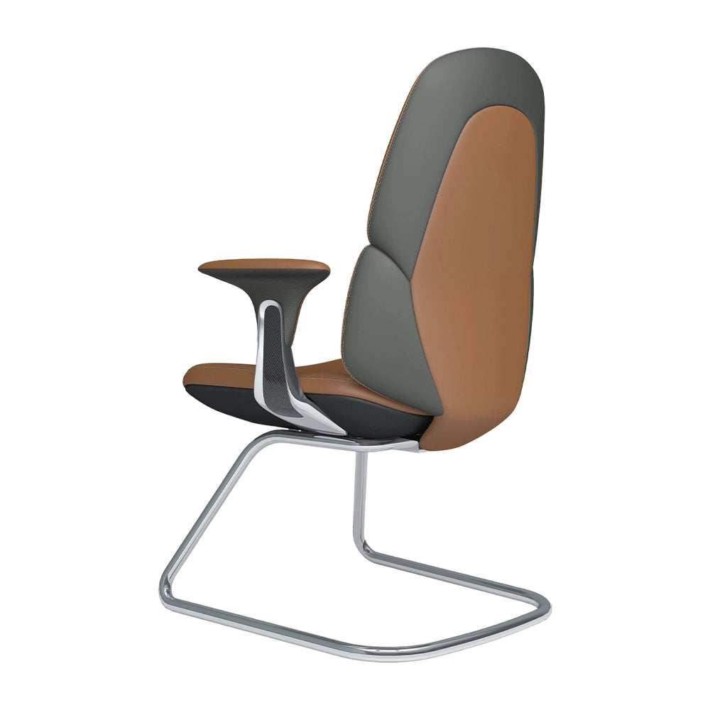 Nyla Chaise Cantilever en Cuir Réglable