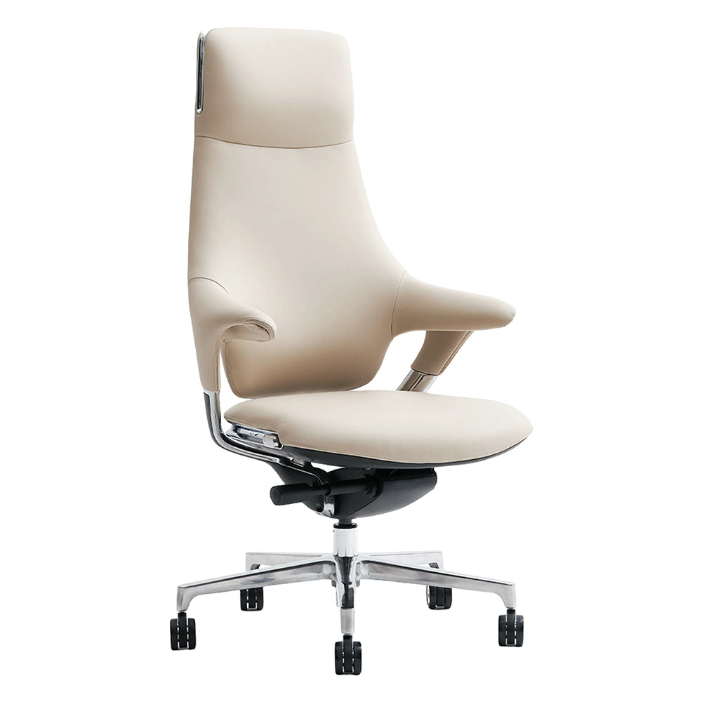 Nigel Chaise en Cuir Premium avec Assise Confortable