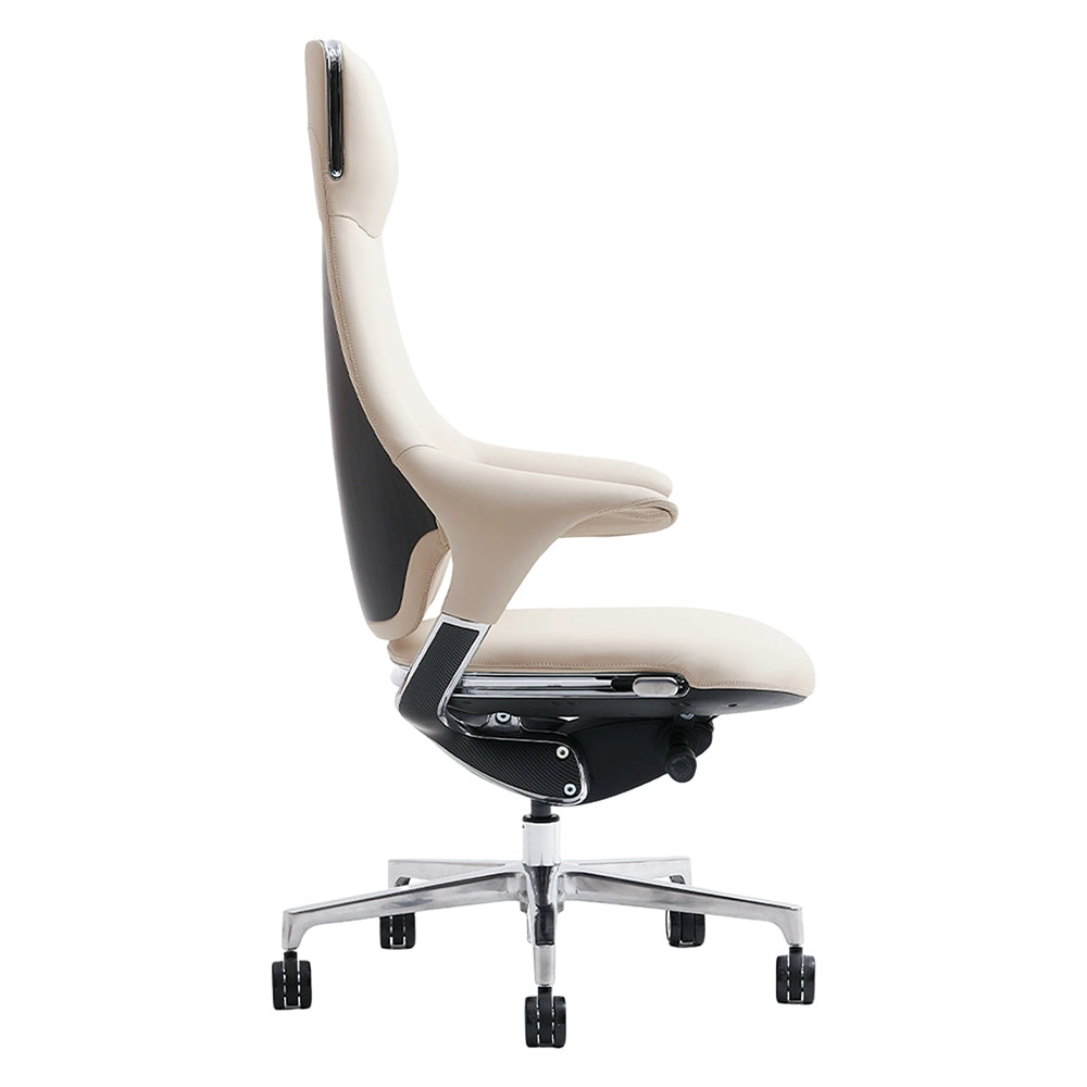 Nigel Chaise en Cuir Premium avec Assise Confortable