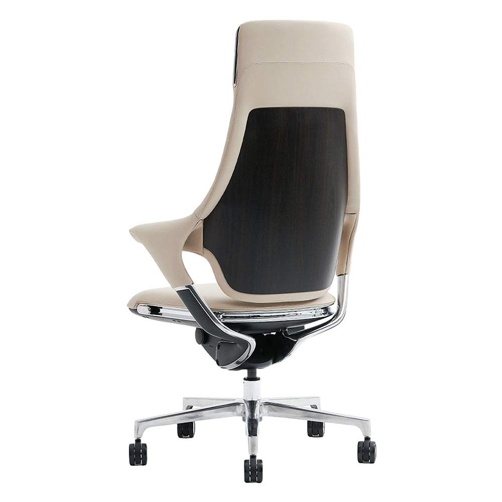 Nigel Chaise en Cuir Premium avec Assise Confortable