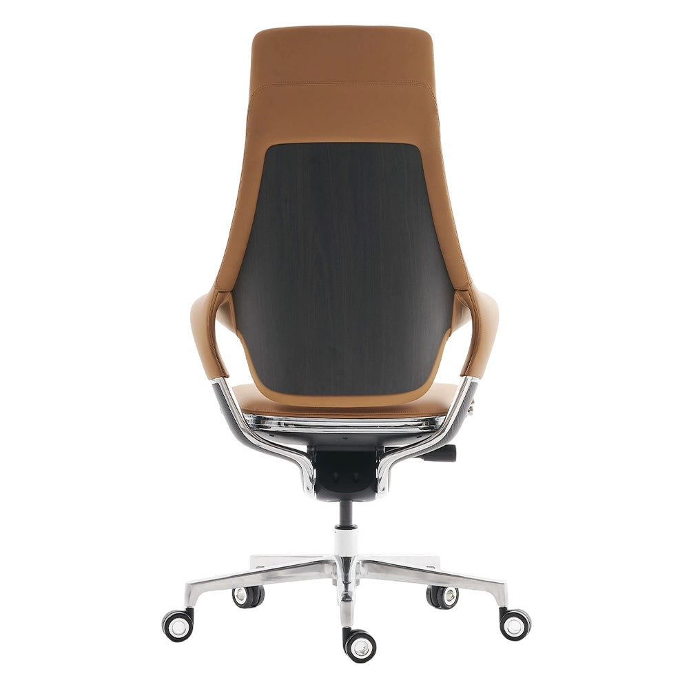 Nigel Chaise en Cuir Premium avec Assise Confortable